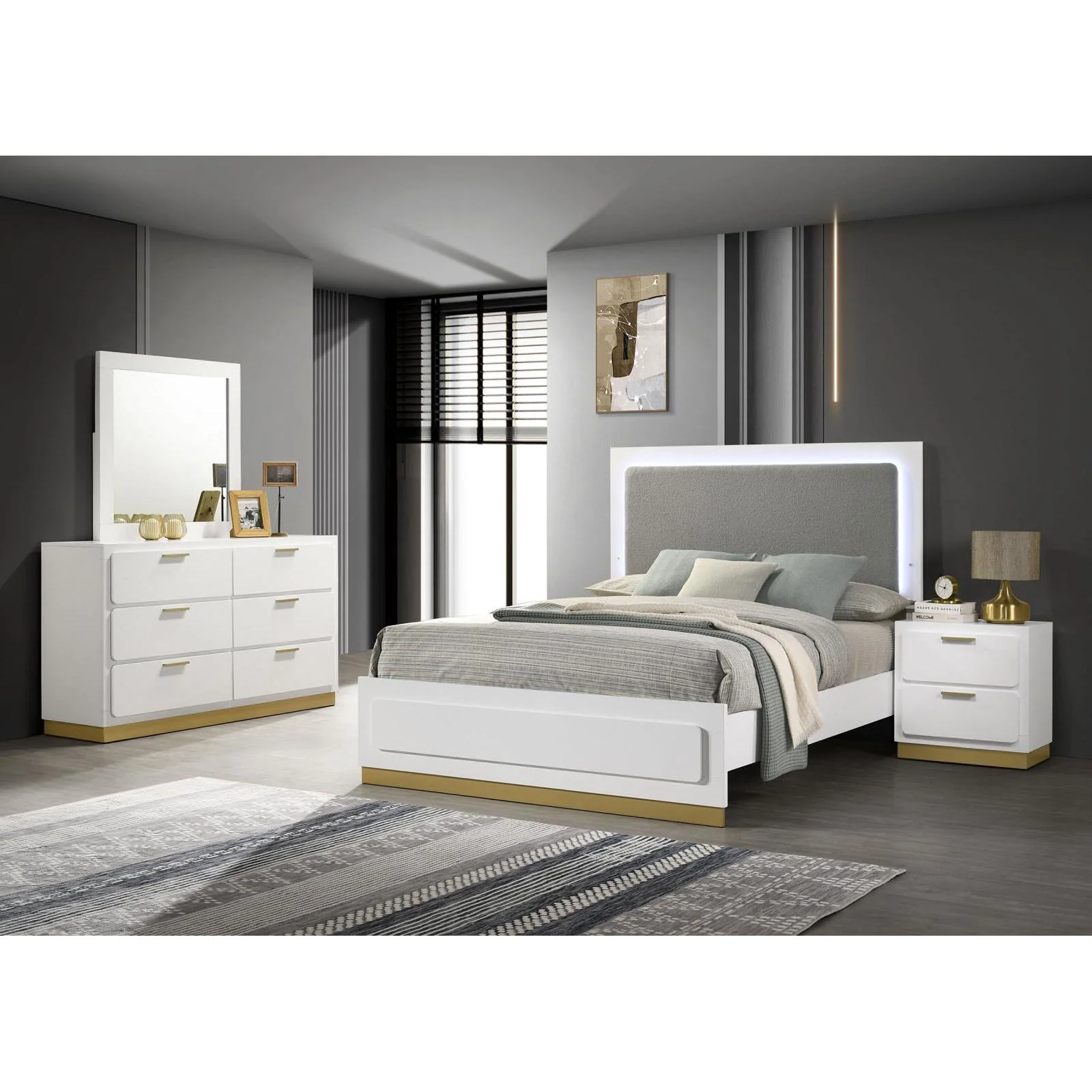 Coaster Furniture Caraway 224771Q-S4 6 pc Queen Panel Bedroom Set - Image 1