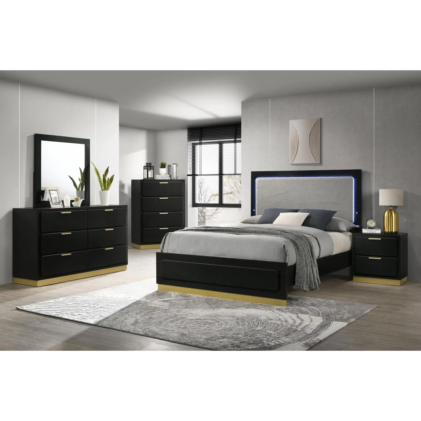 Coaster Furniture Caraway 224781Q-S5 7 pc Queen Panel Bedroom Set - Image 1