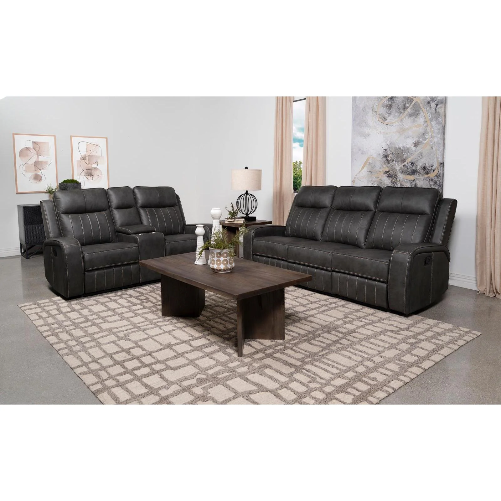 Coaster Furniture Raelynn 603191-S2 2 pc Reclining Living Room Set - Image 1