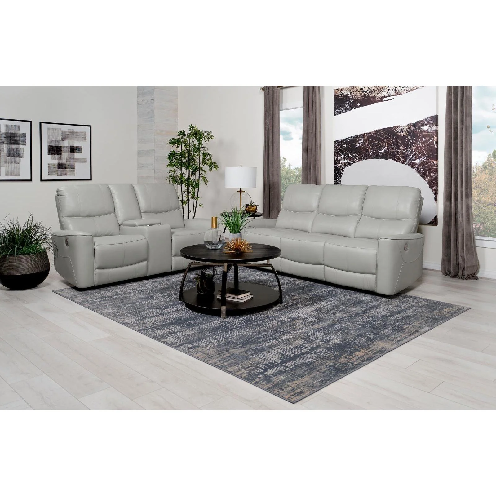 Coaster Furniture Greenfield 610261P-S2 2 pc Power Reclining Living Room Set - Image 1