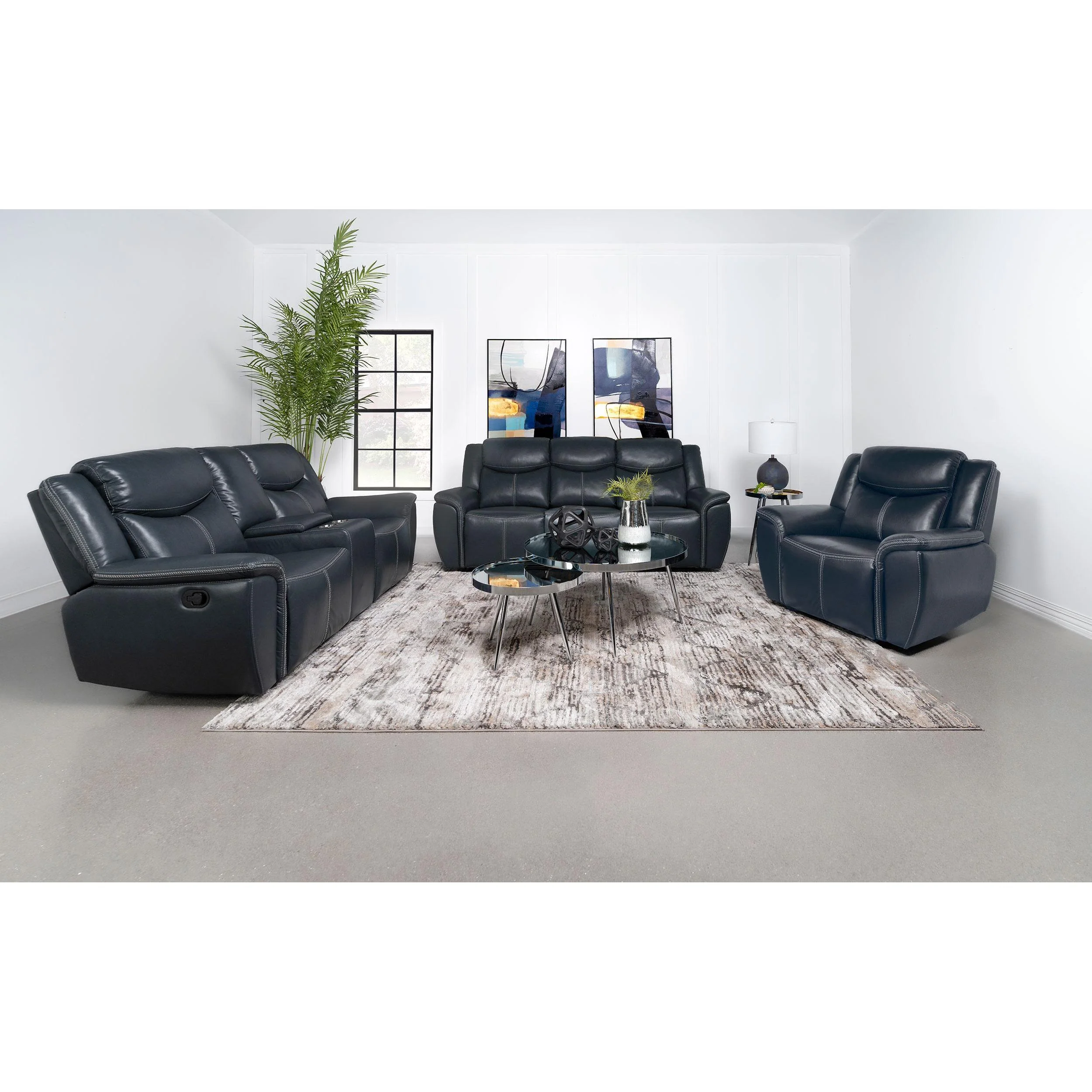 Coaster Furniture Sloane 610271-S3 3 pc Reclining Living Room Set - Image 1
