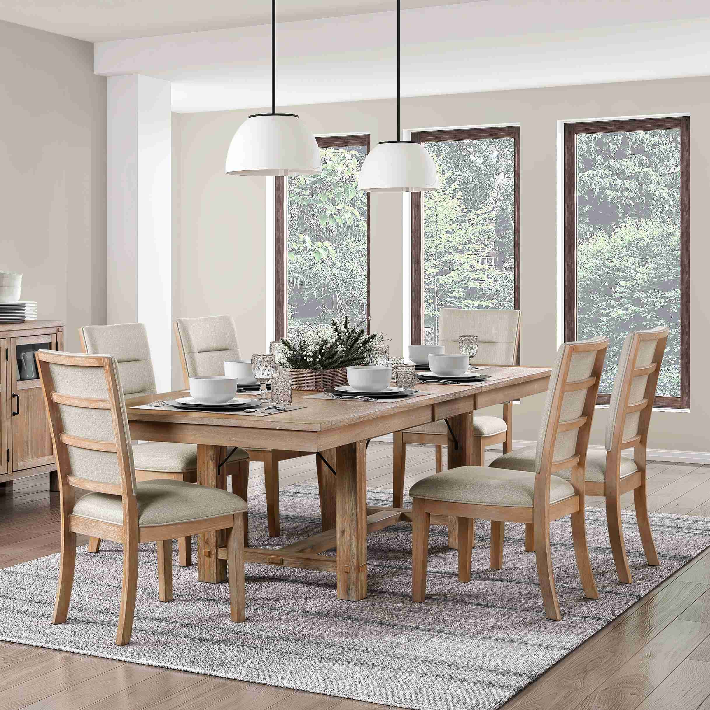 Homelegance Aberdeen 5848 7 pc Dining Set - Image 1