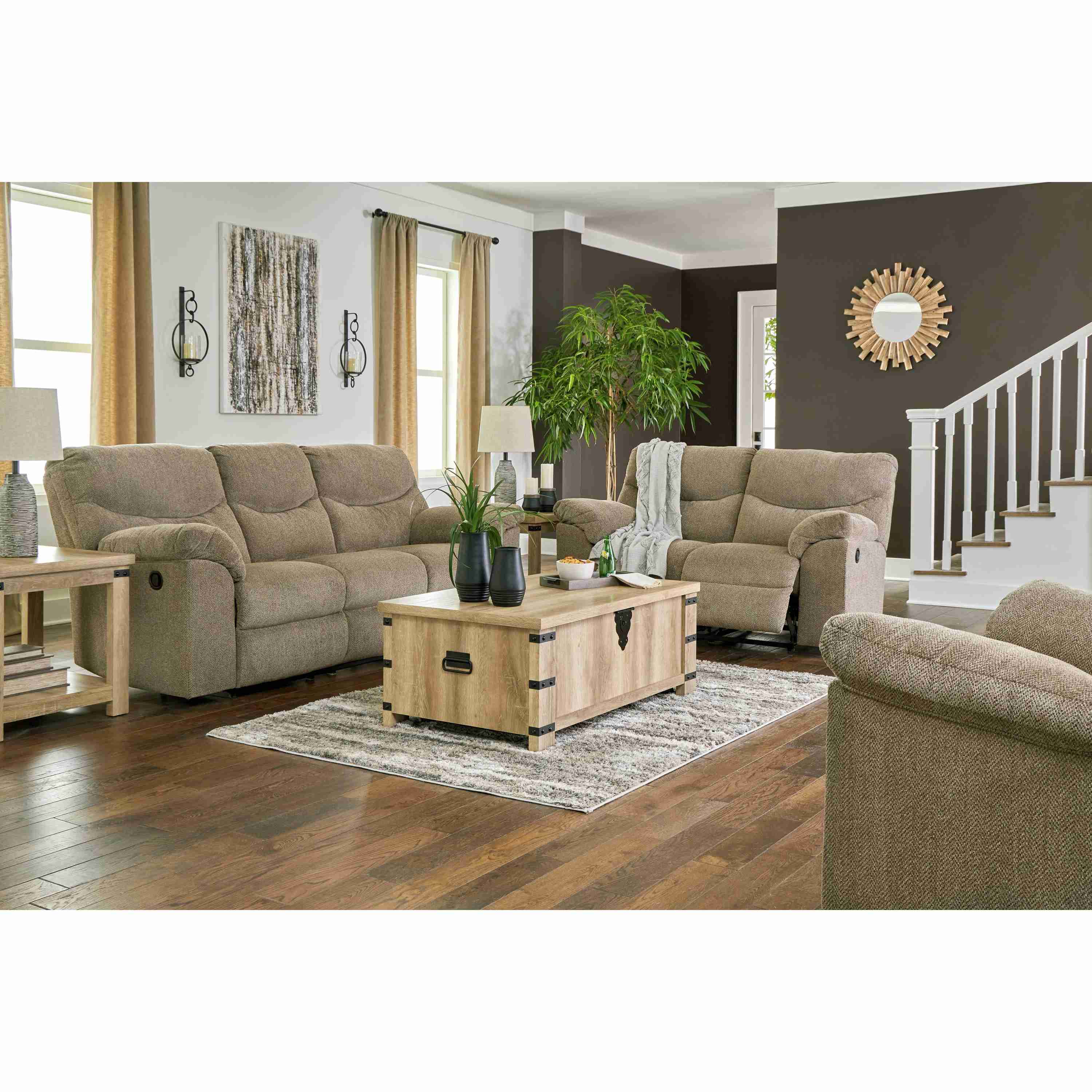 Signature Design by Ashley Alphons 28202U2 3 pc Reclining Living Room Set - Image 1