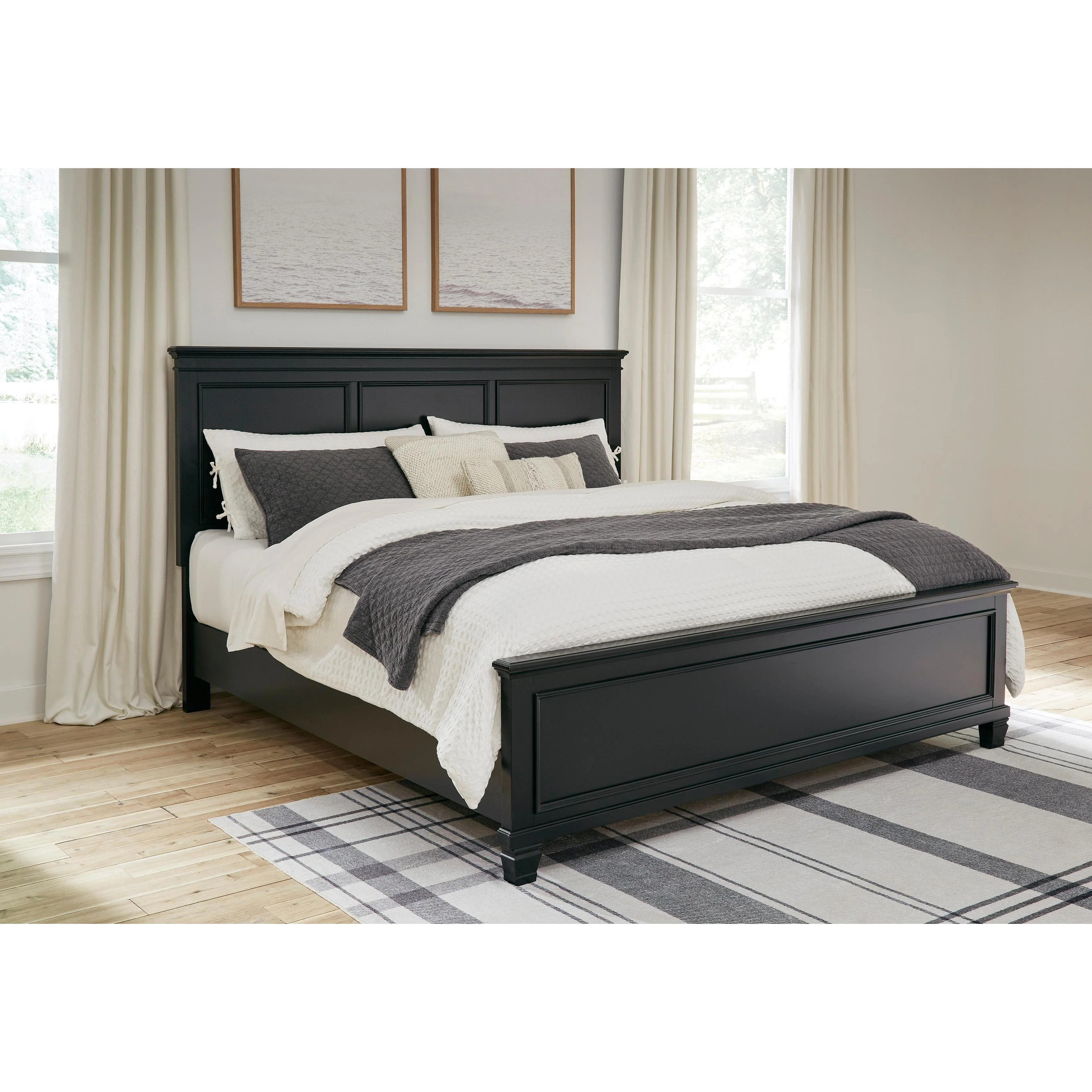 Signature Design by Ashley Lanolee B687B31 6 pc King Panel Bedroom Set - Image 2