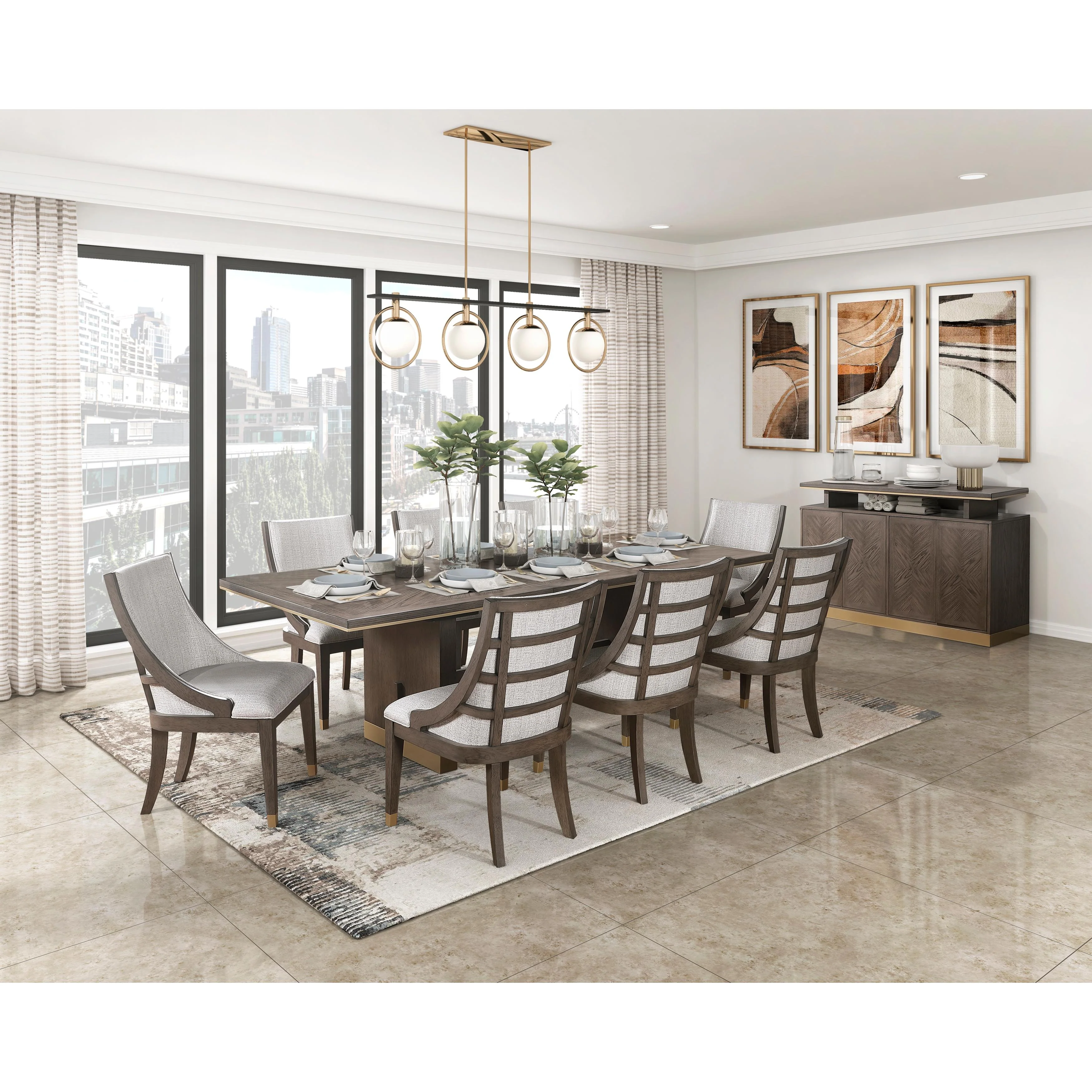 Homelegance 5933 7 pc Dining Set - Image 2