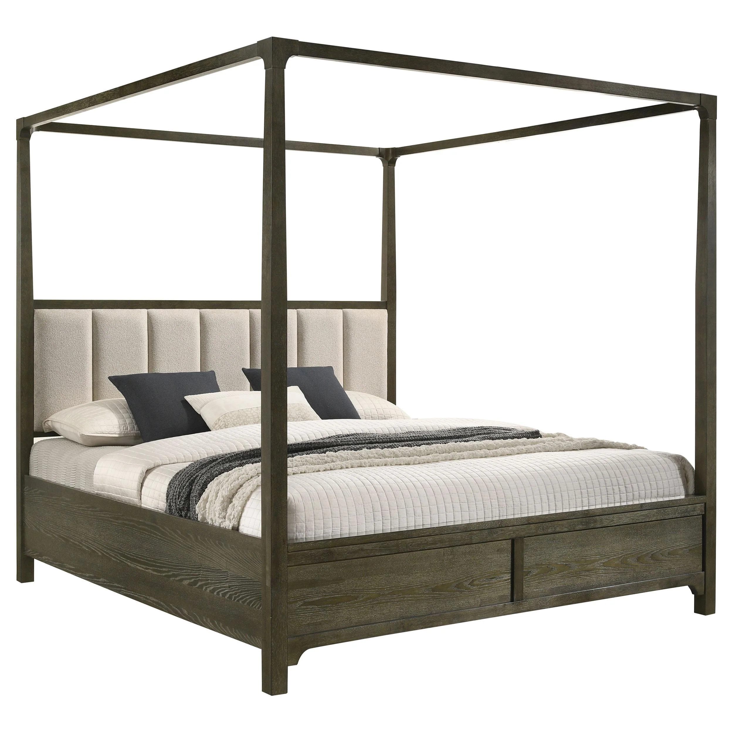 Coaster Furniture Gran Park 224931KW-S4 6 pc California King Canopy Bedroom Set - Image 2