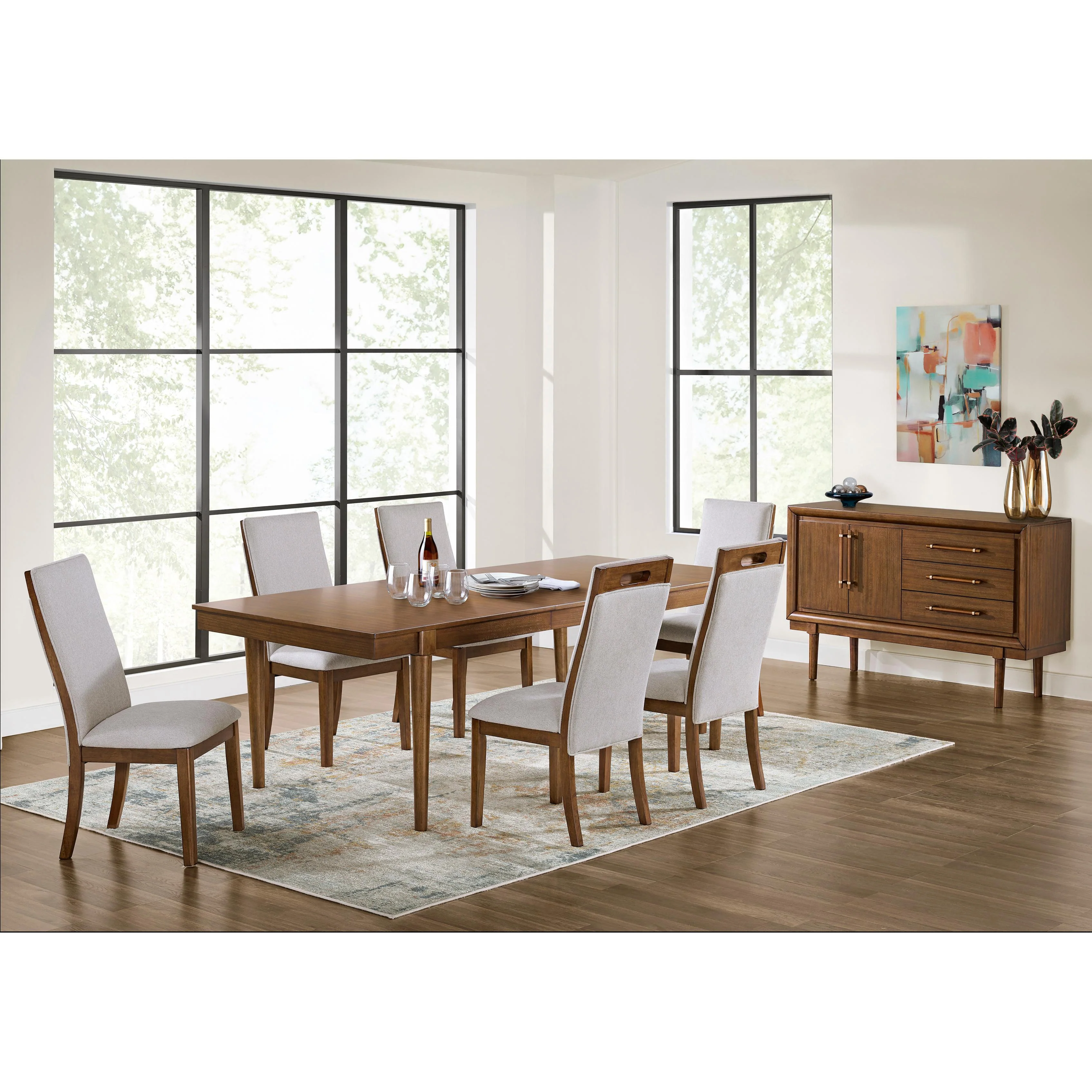 Signature Design by Ashley Lyncott D615D31 7 pc Dining Set - Image 1