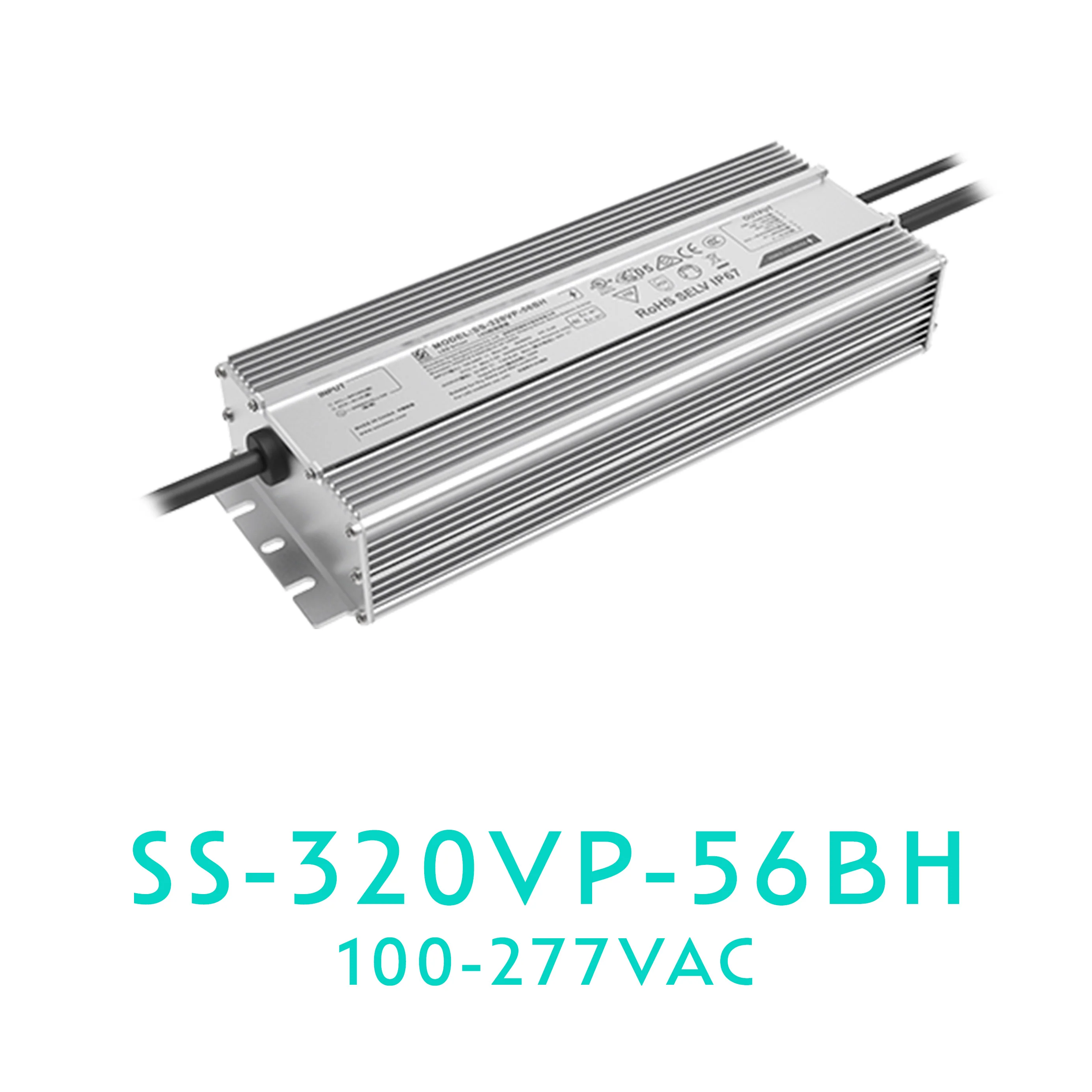 SOSEN SS-320VP-56BH Constant Current Driver – 320W – IP67 #668