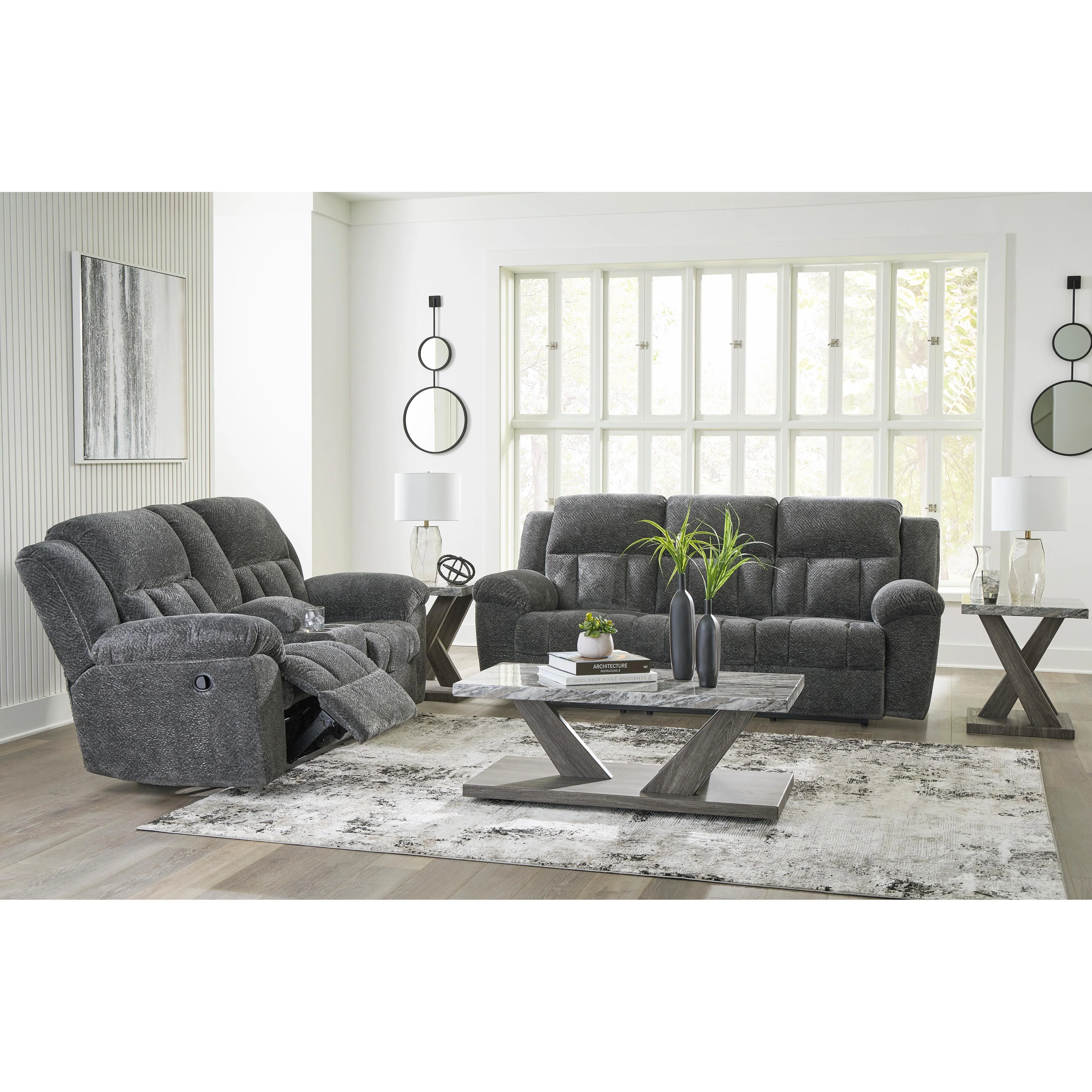 Signature Design by Ashley Frohn 37406U3 2 pc Reclining Living Room Set - Image 1