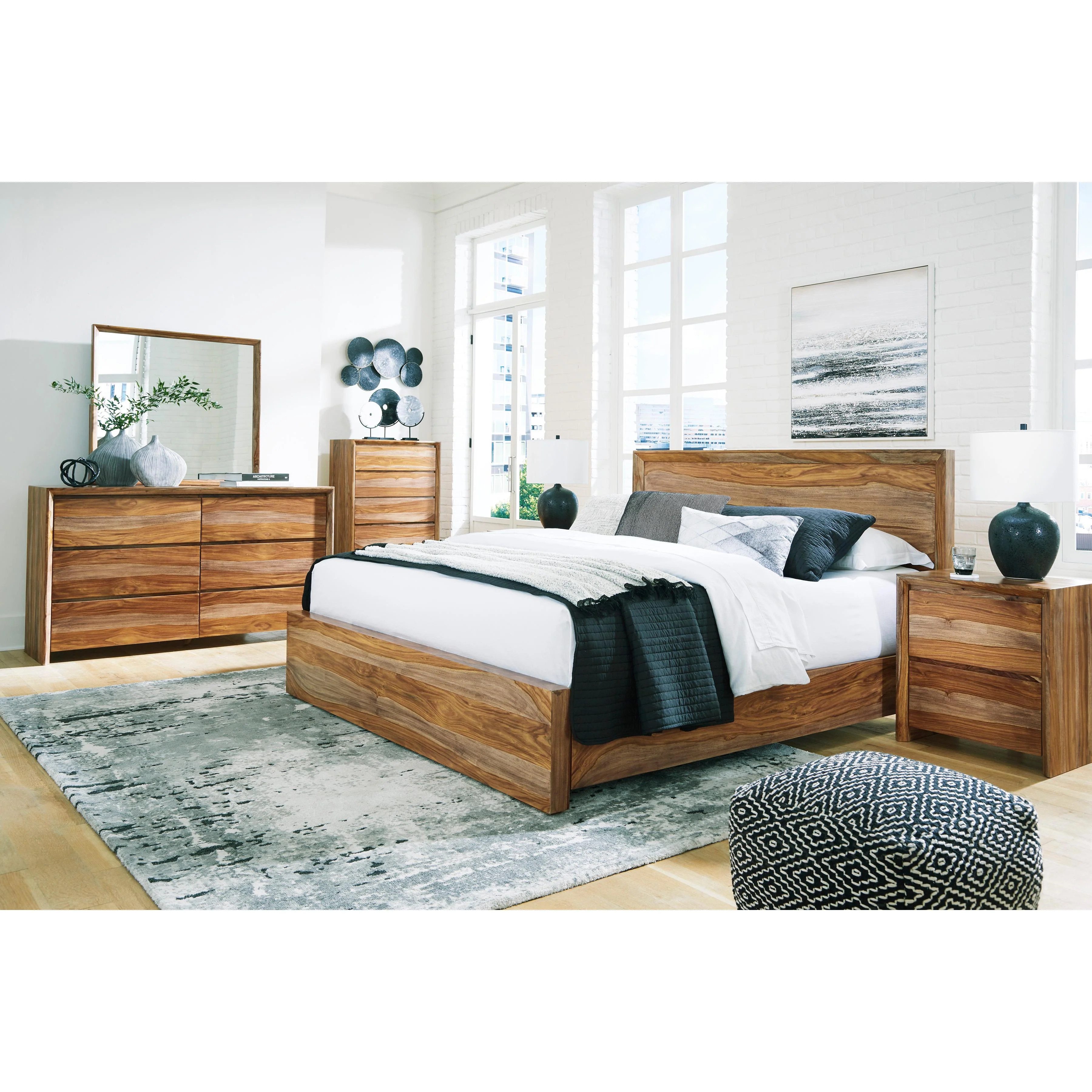Signature Design by Ashley Dressonni B790 8 pc King Panel Bedroom Set - Image 1