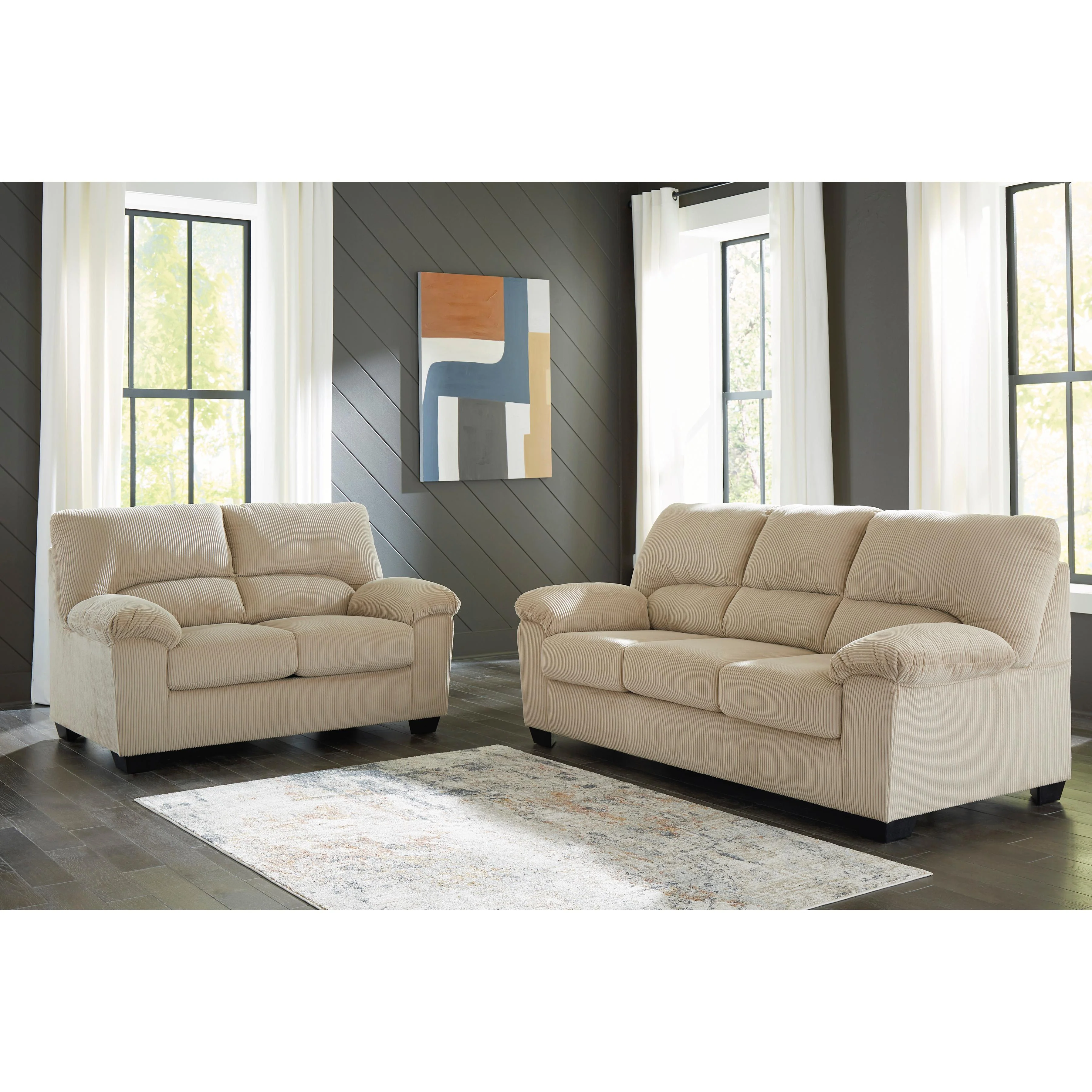 Signature Design by Ashley SimpleJoy 24203U1 2 pc Living Room Set - Image 2
