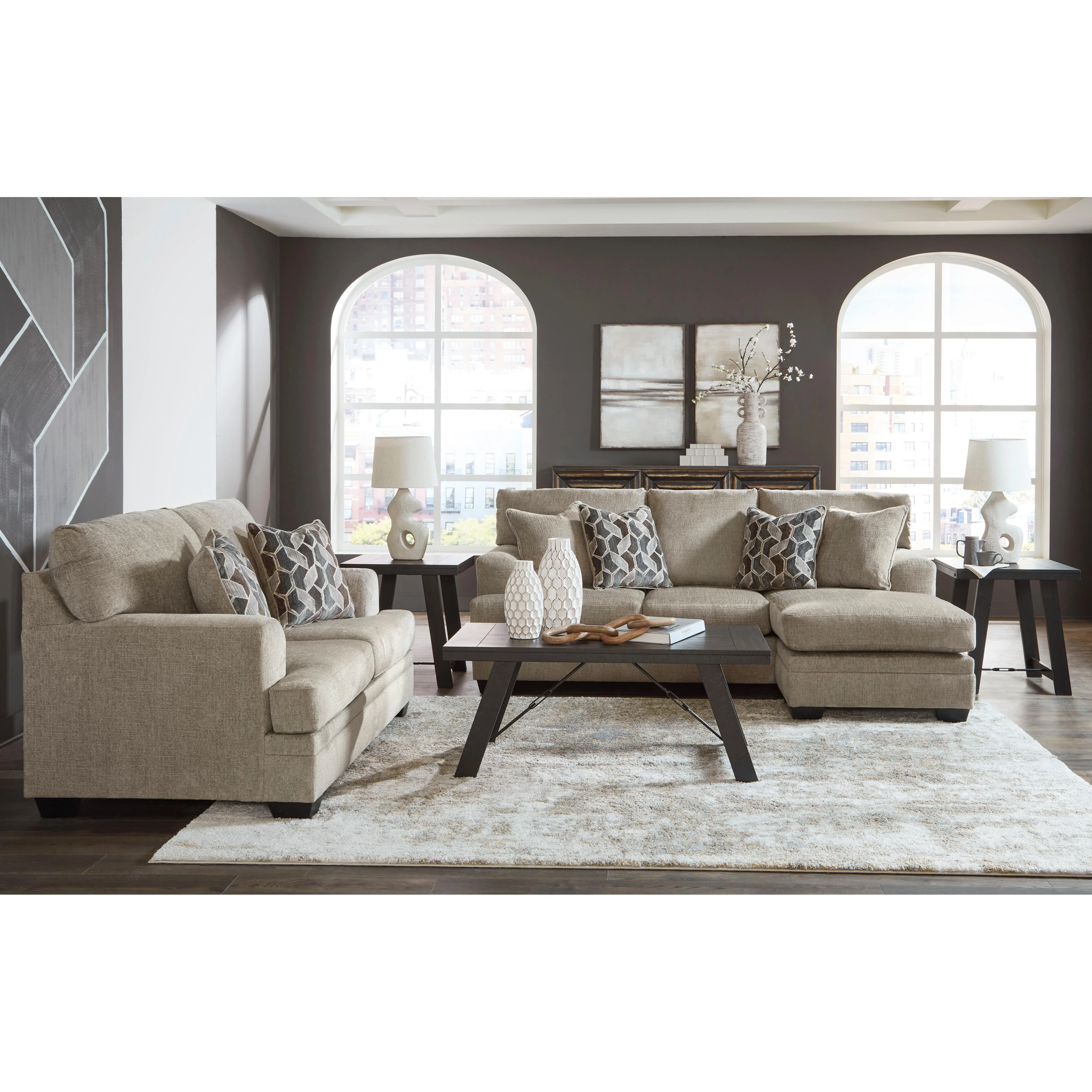 Signature Design by Ashley Stonemeade 59504U1 2 pc Stationary Living Room Set - Image 1