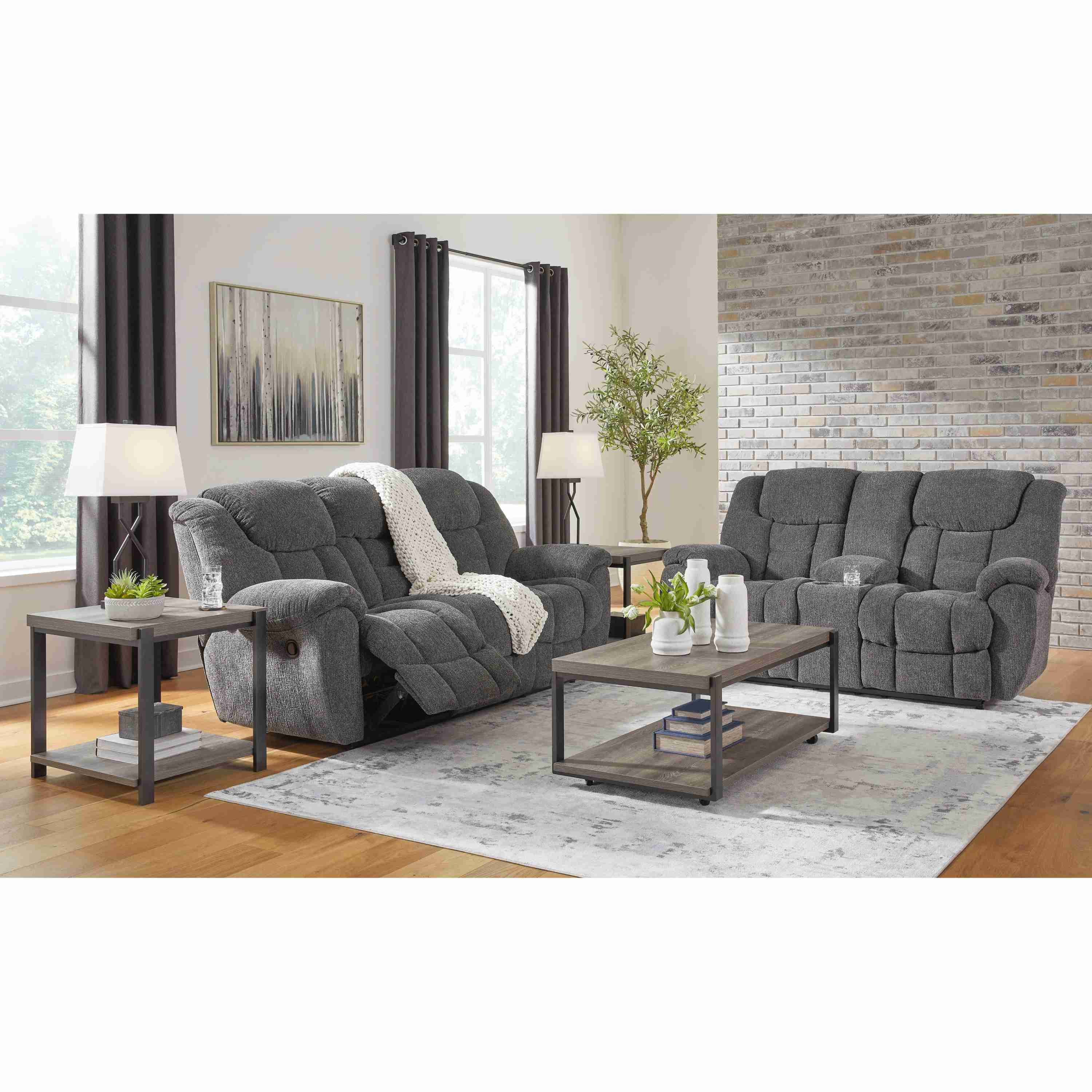 Signature Design by Ashley Foreside 38104U1 2 pc Reclining Living Room Set - Image 1