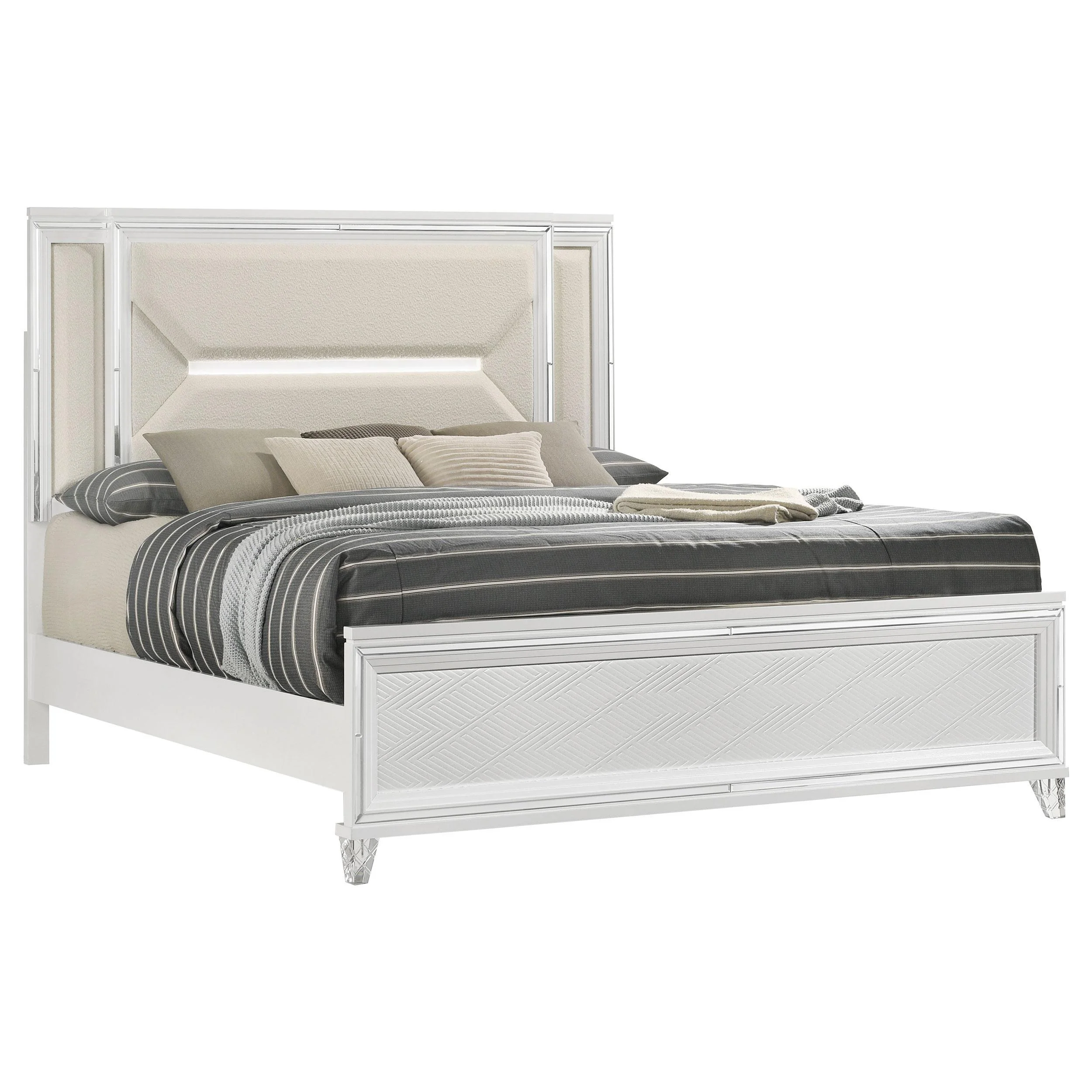 Coaster Furniture Marmore 224961Q-S4 6-piece Queen Panel Bedroom Set - Image 2