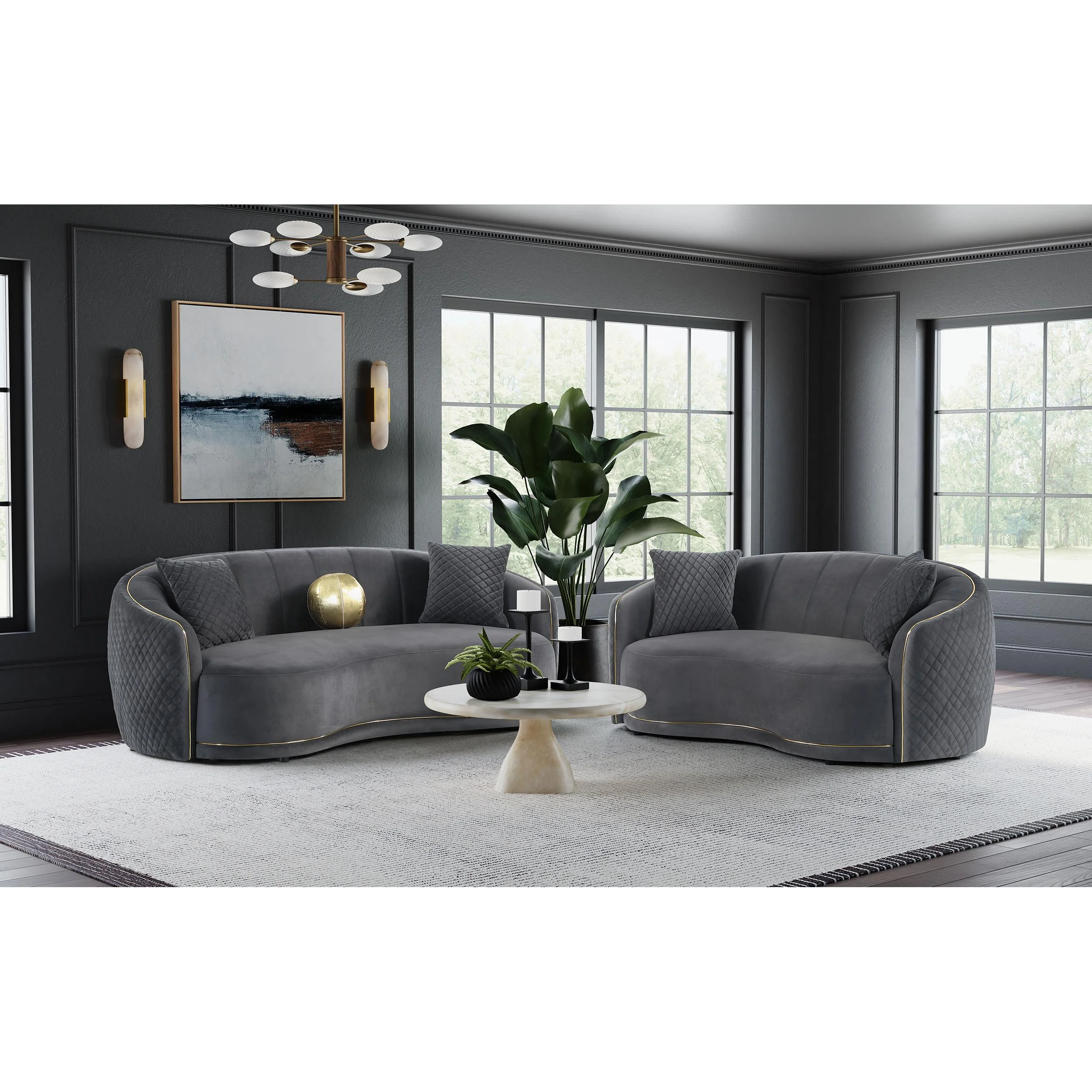 Coaster Furniture Brookside 504844-S2 2 pc Living Room Set