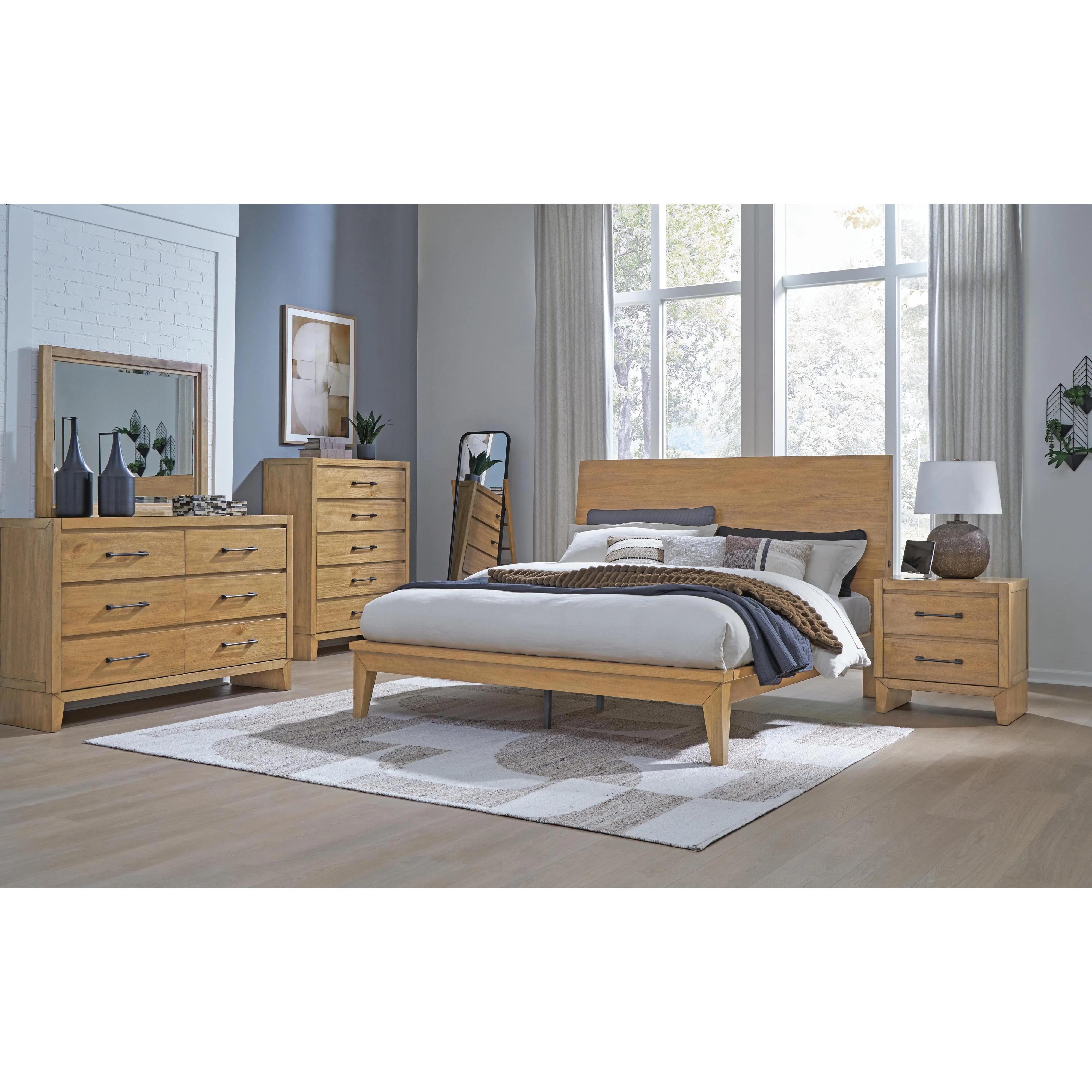 Signature Design by Ashley Sherbana B833 8 pc King Panel Bedroom Set - Image 1