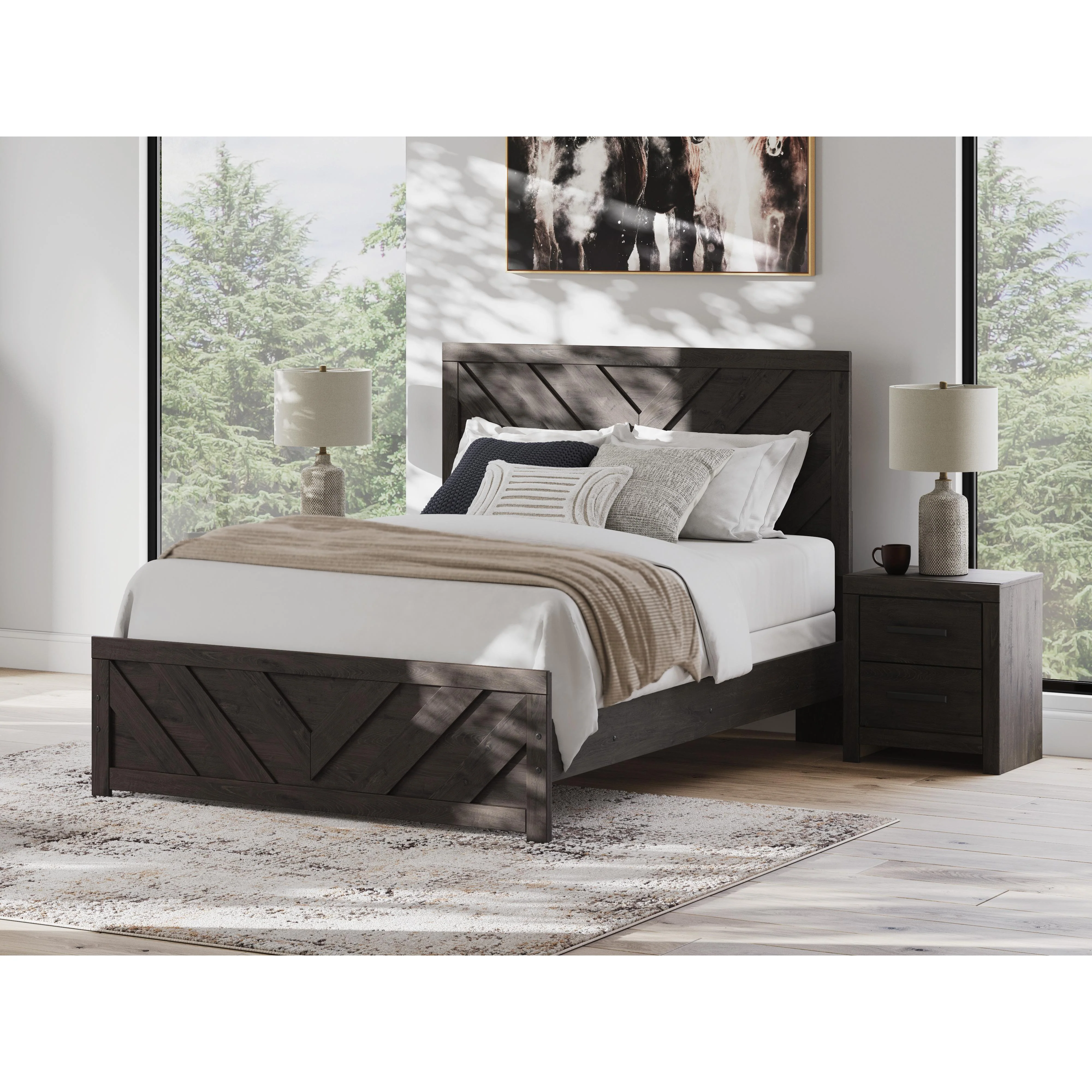 Signature Design by Ashley Prendonea B3789B10 6 pc Queen Panel Bedroom Set - Image 2