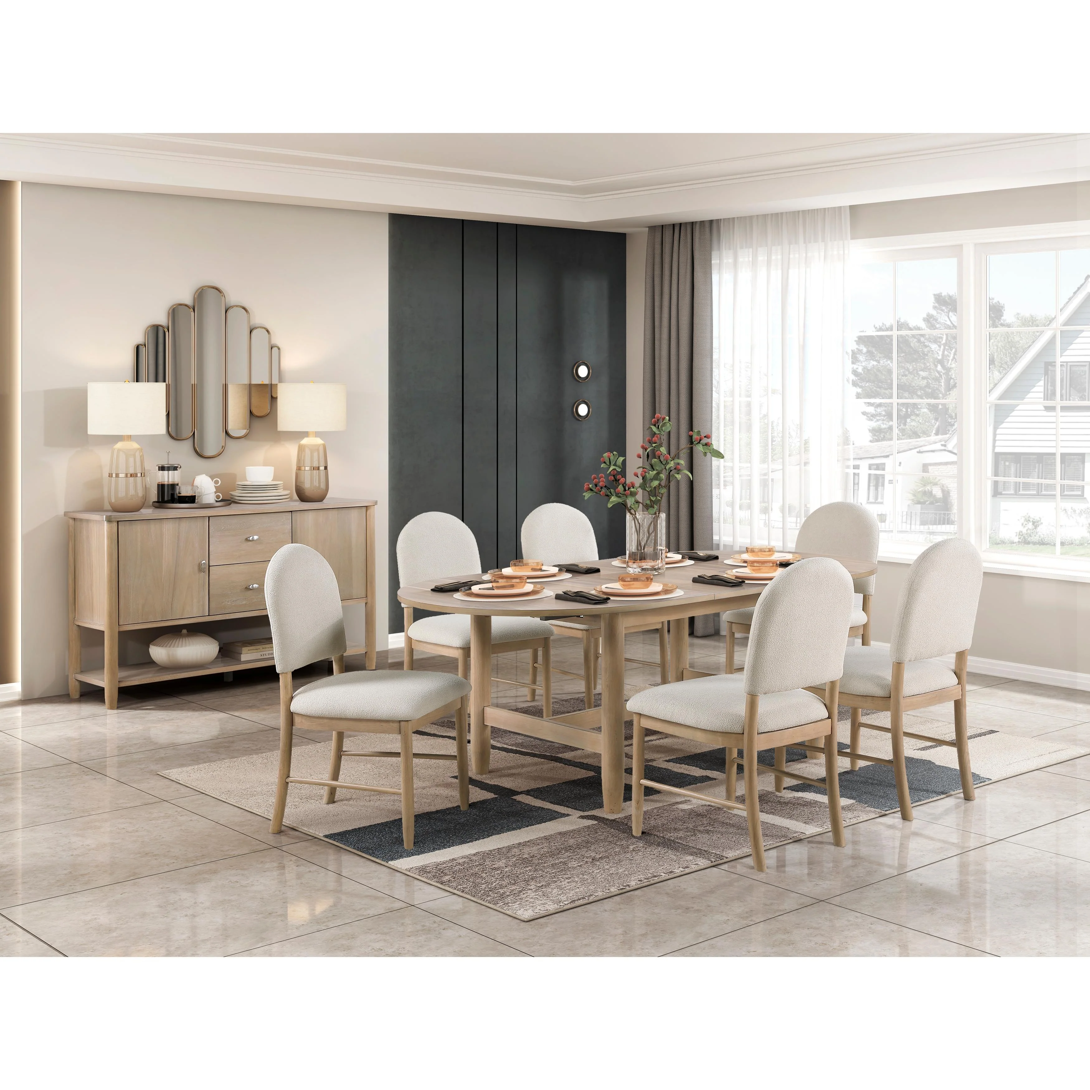 Homelegance Myrna 5944 7 pc Dining Set - Image 1