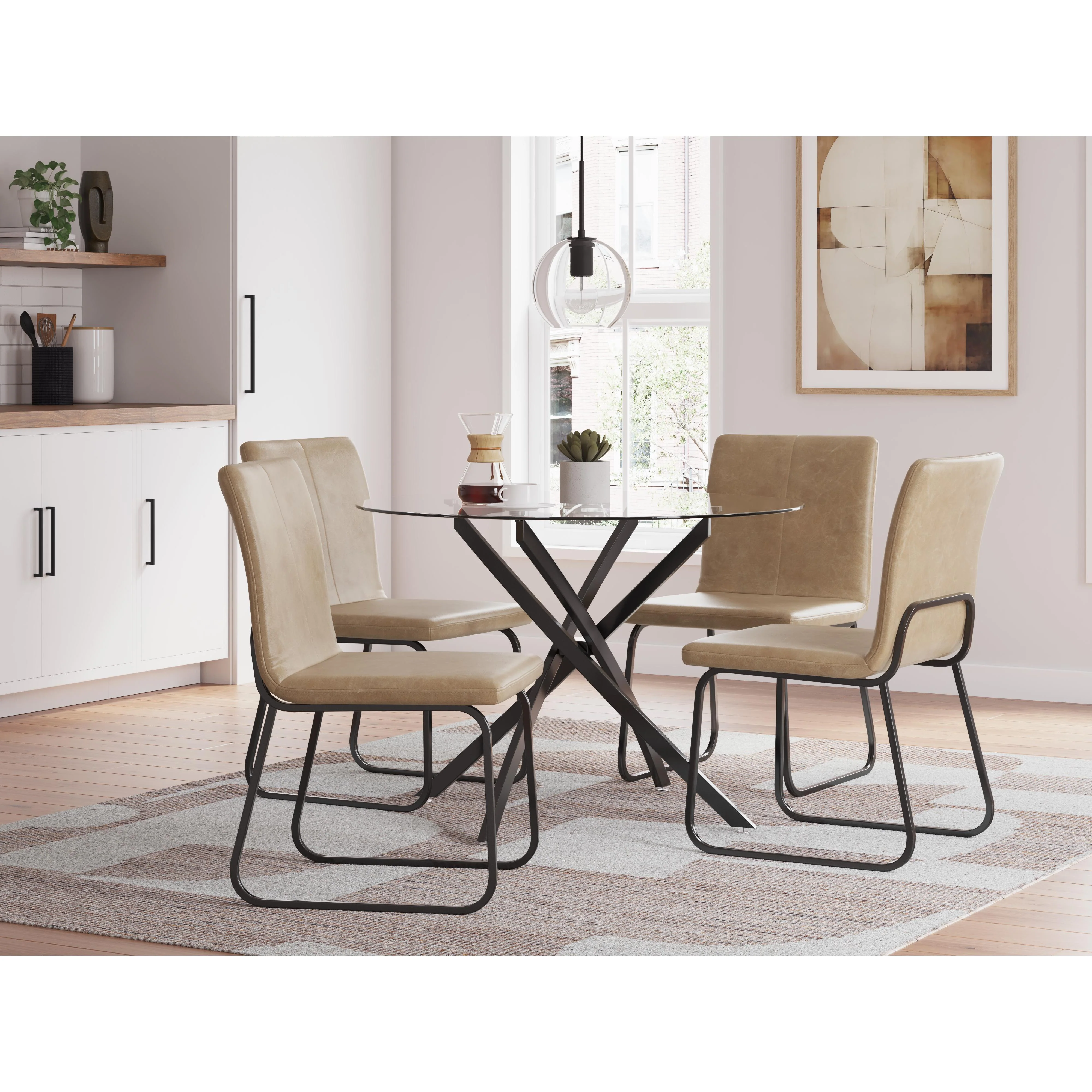 Signature Design by Ashley Pharwynn D446 3 pc Dining Set - Image 1