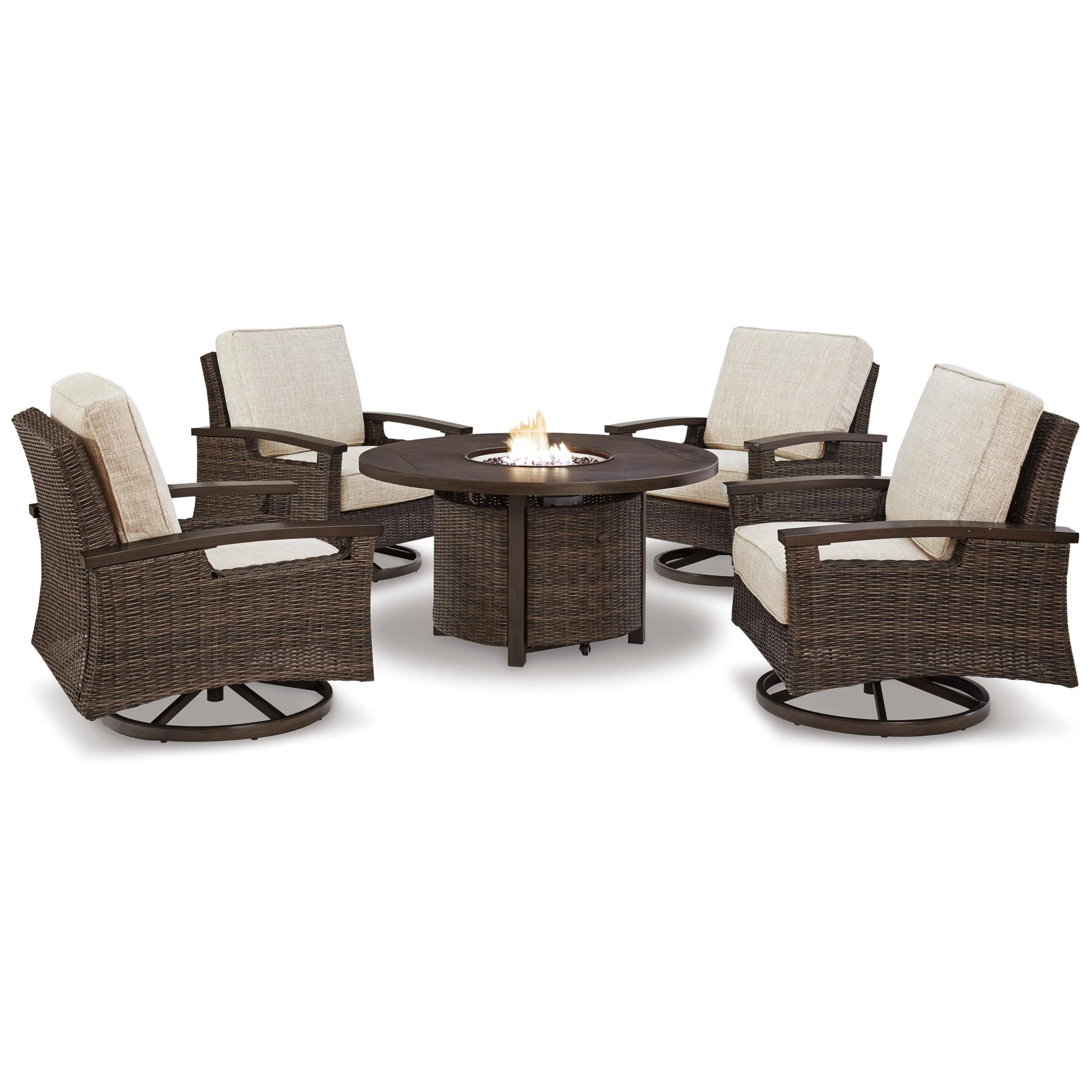 Signature Design by Ashley Paradise Trail P750P7 5-piece Outdoor Seating Set - Image 2