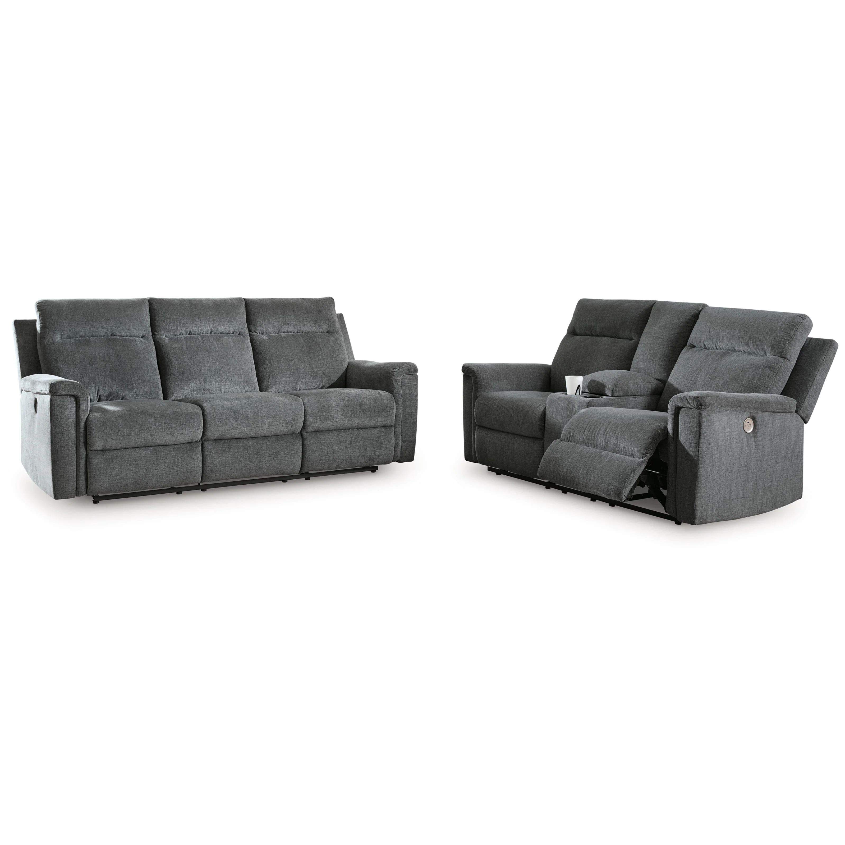 Signature Design by Ashley Barnsana 33202U1 2 pc Power Reclining Living Room Set - Image 2