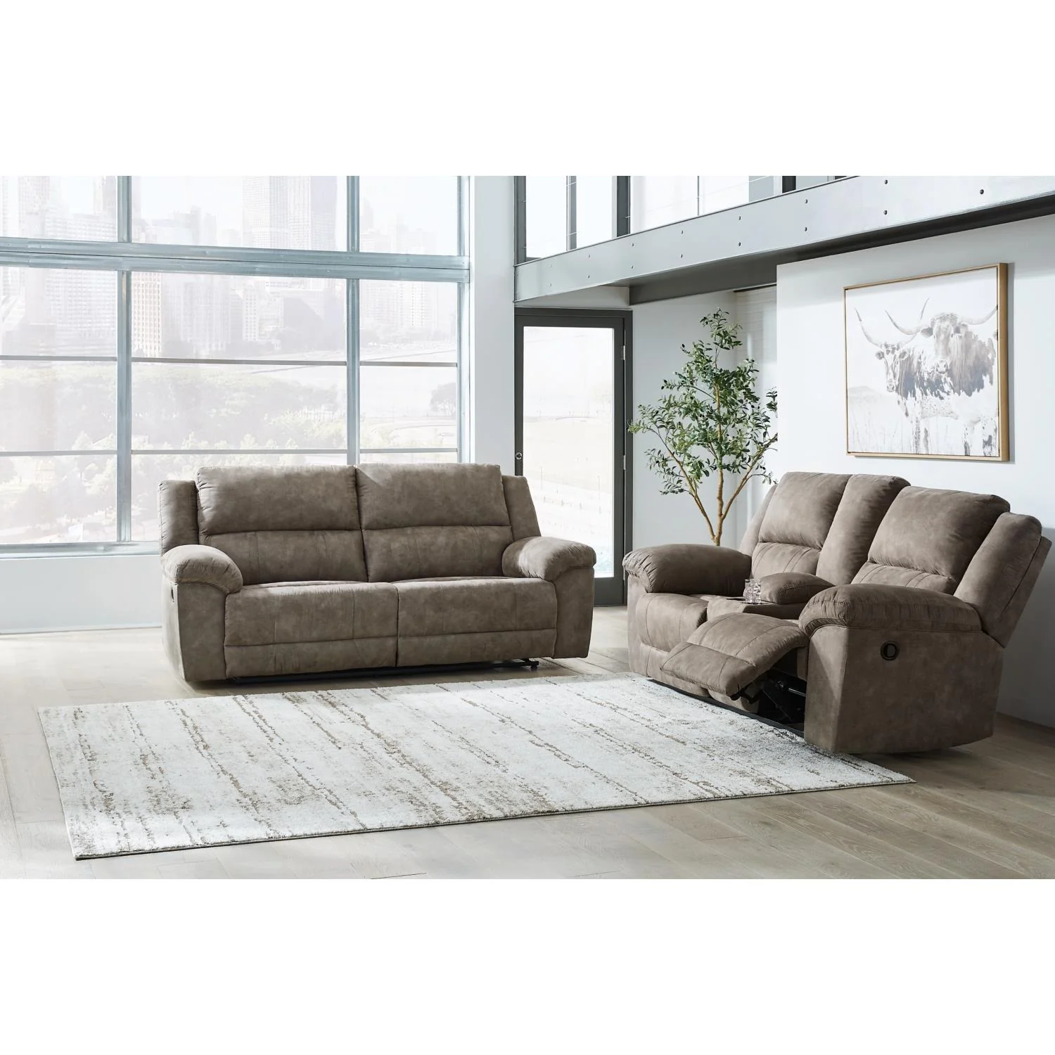 Signature Design by Ashley Laresview 37203U1 2 pc Reclining Living Room Set - Image 2