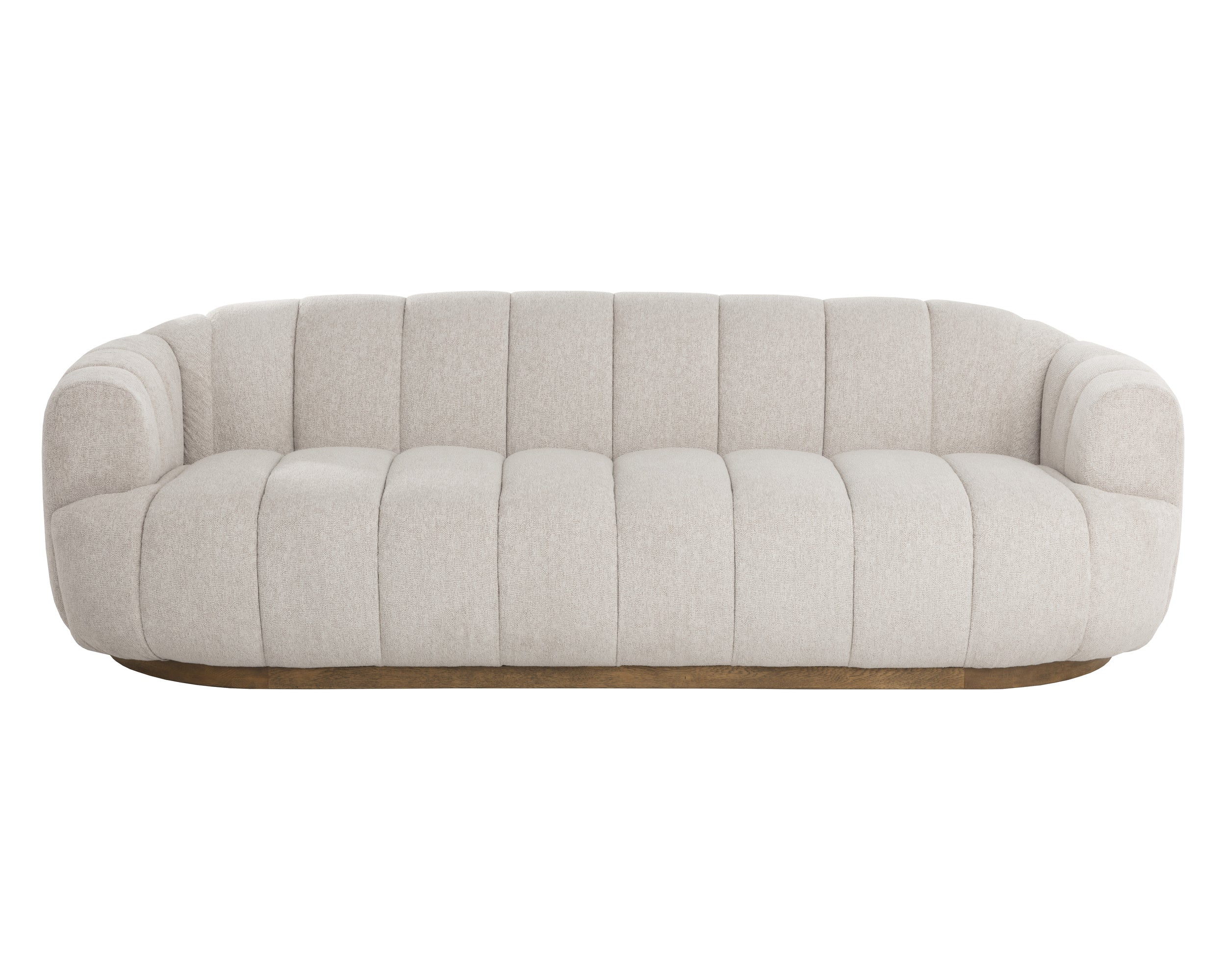 Tadeo Sofa - Warm Brown - Dove Cream - Image 2