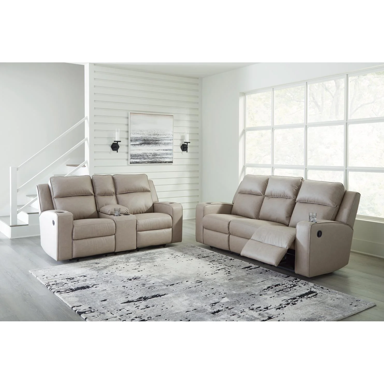 Signature Design by Ashley Lavenhome 63307U1 2 pc Reclining Living Room Set - Image 1