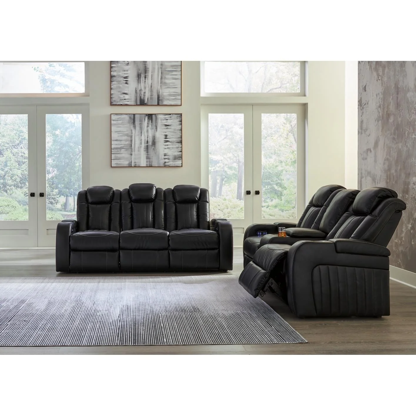 Signature Design by Ashley Caveman 90703U1 2 pc Power Reclining Living Room Set - Image 1