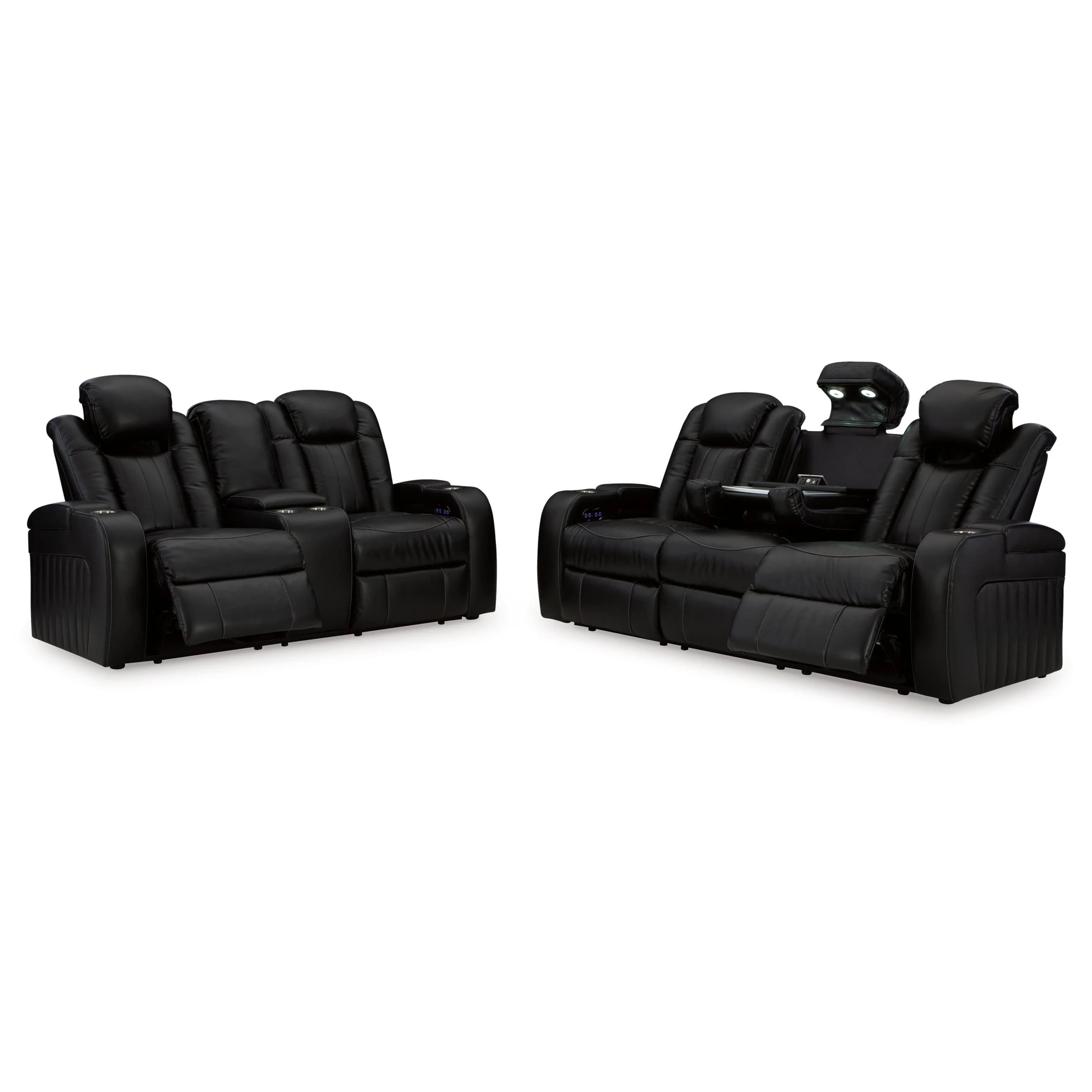 Signature Design by Ashley Caveman 90703U1 2 pc Power Reclining Living Room Set - Image 3