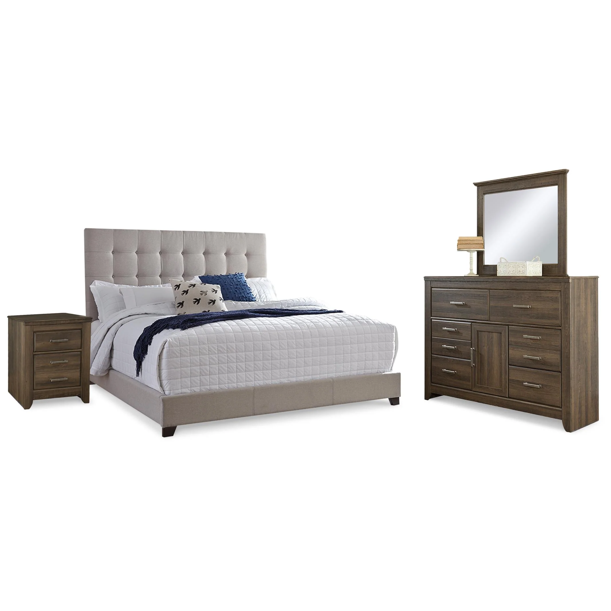Signature Design by Ashley Dolante B130B8 6 pc Queen Bedroom Set - Image 1