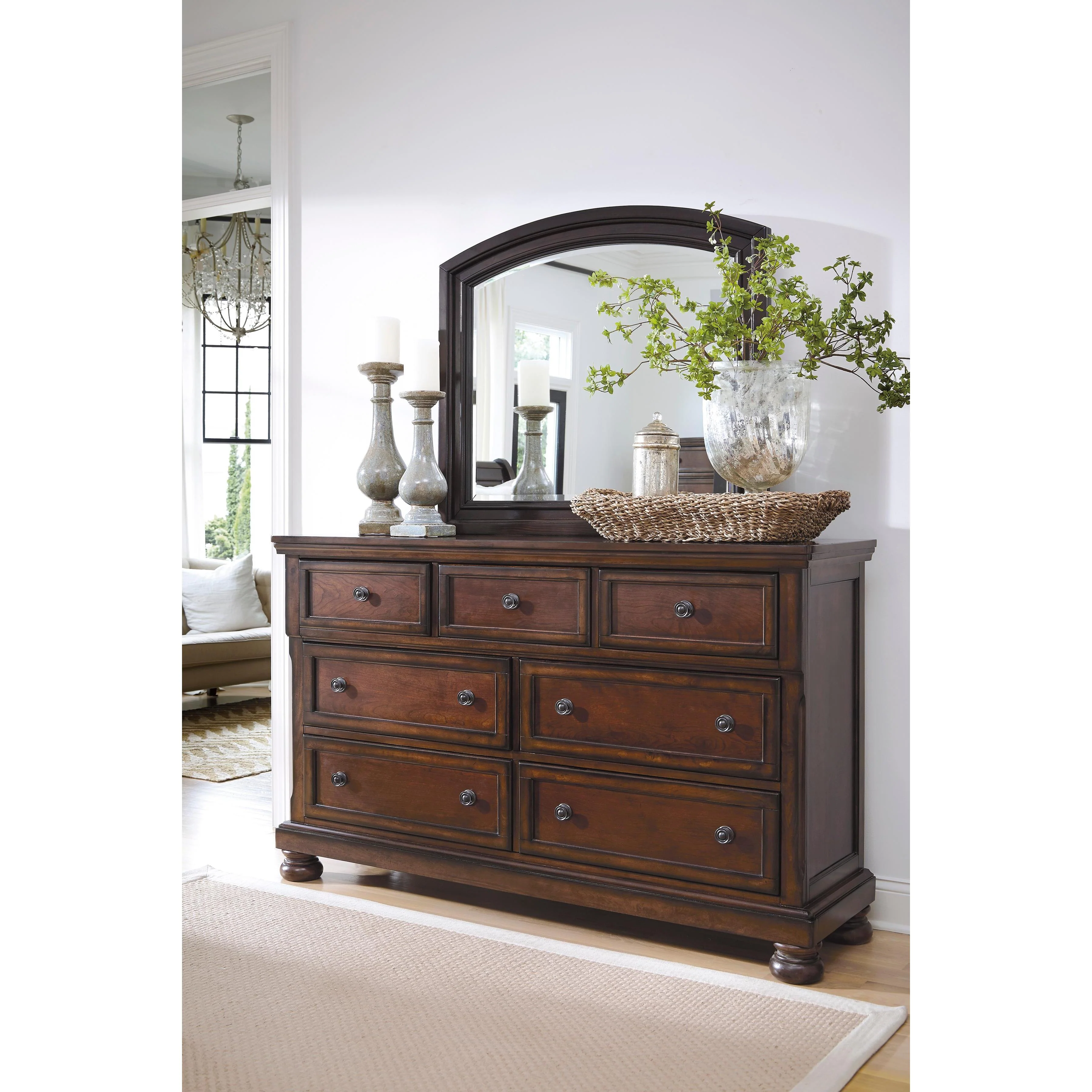 Millennium Porter B697B40 6 pc California King Panel Bedroom Set - Image 3