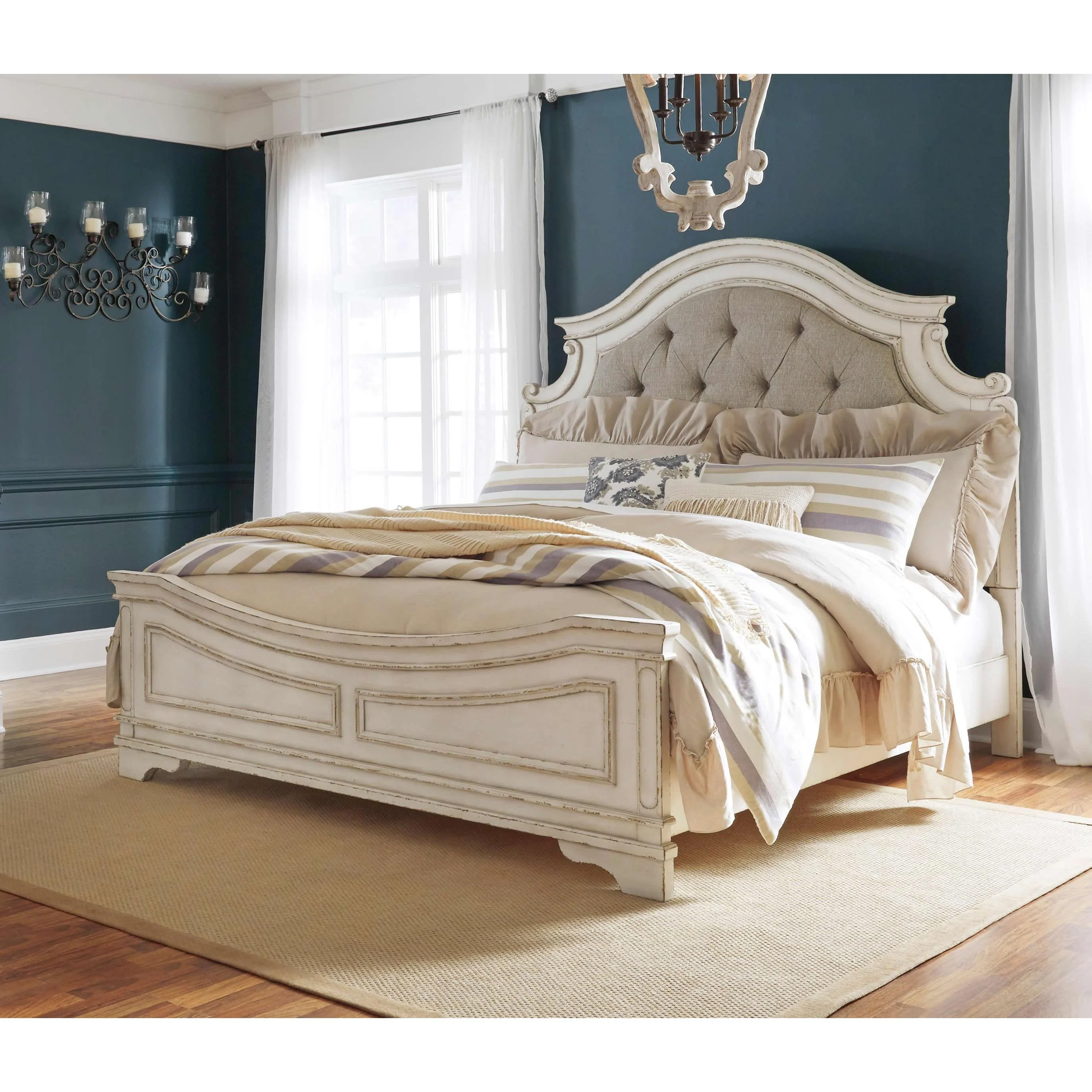 Signature Design by Ashley Realyn B743B56 7 pc Queen Panel Bedroom Set - Image 3