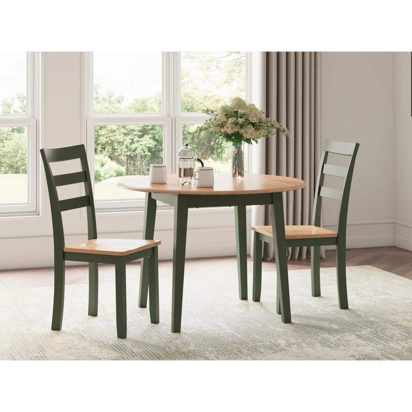 Signature Design by Ashley Gesthaven D401D4 3 pc Dining Set - Image 1