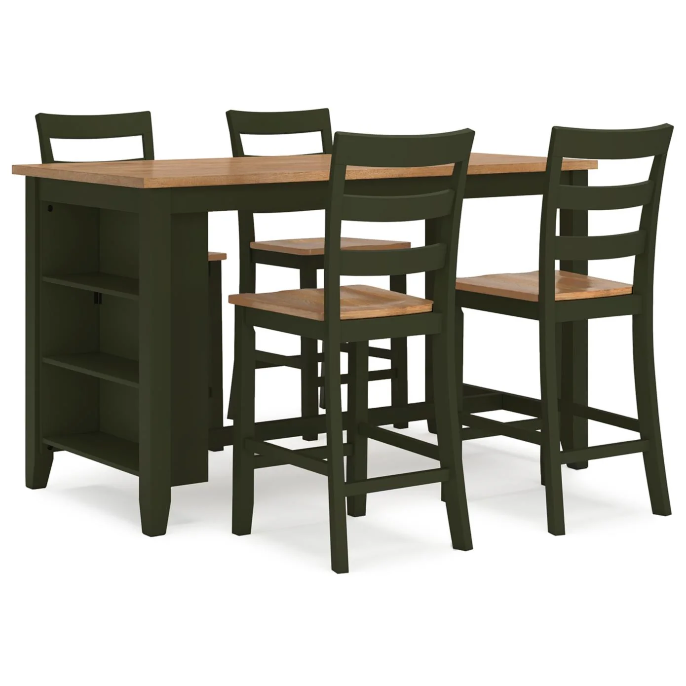 Signature Design by Ashley Gesthaven D401D2 5 pc Counter Height Dining Set - Image 1