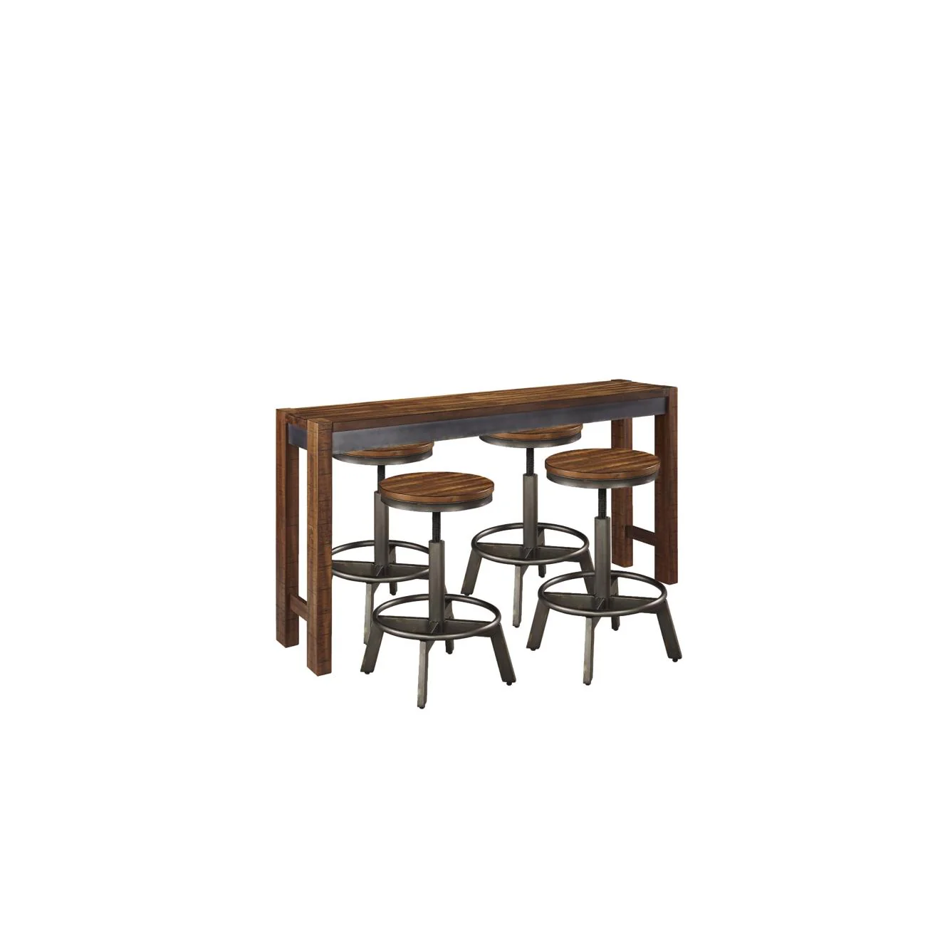Signature Design by Ashley Tojin D440D2 5 pc Counter Height Dining Set - Image 2