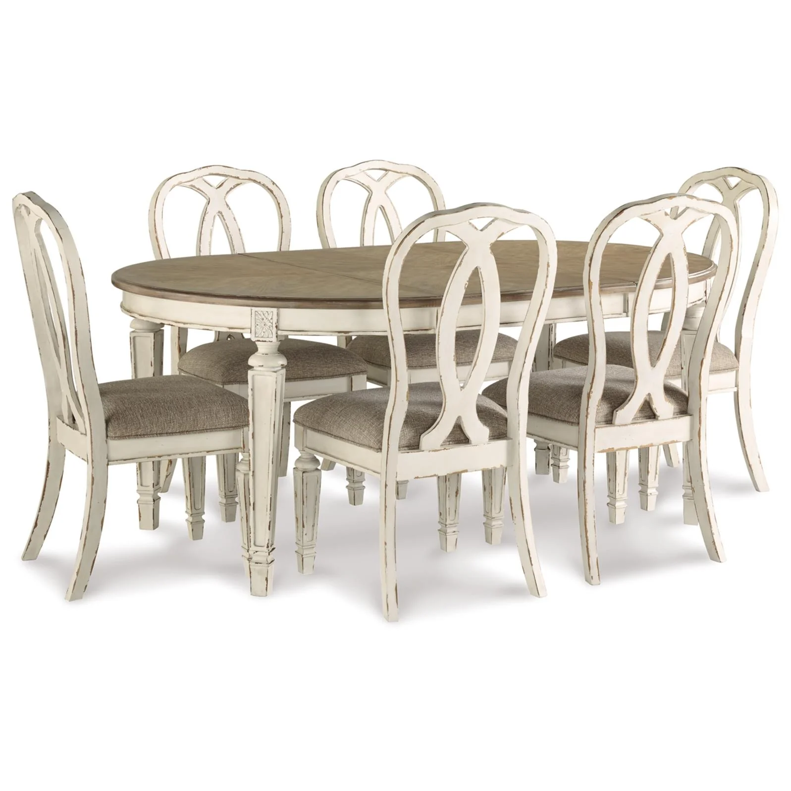 Signature Design by Ashley Realyn D743D13 7 pc Dining Set - Image 1