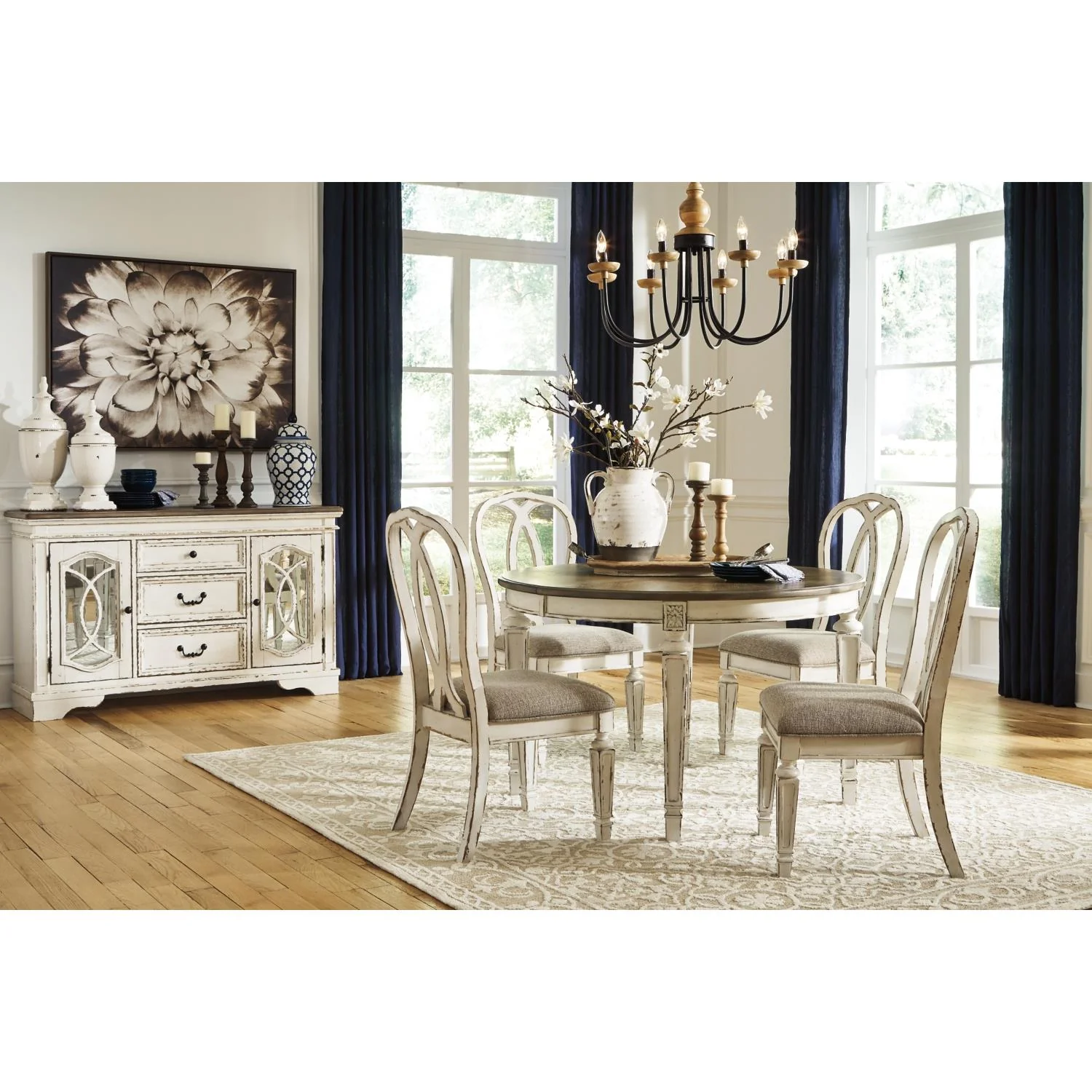Signature Design by Ashley Realyn D743D2 5 pc Dining Set - Image 2