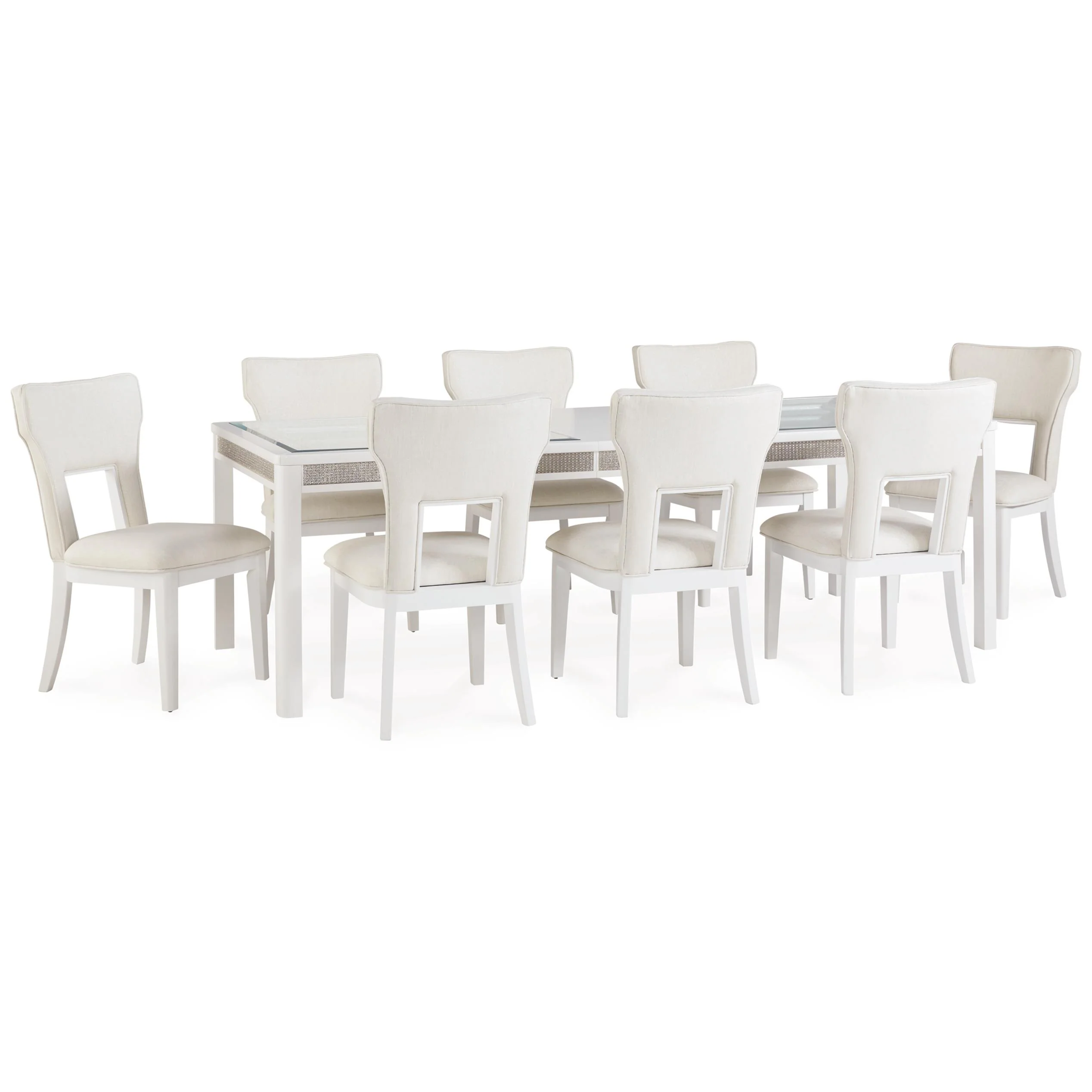 Signature Design by Ashley Chalanna D822D3 9 pc Dining Set - Image 2