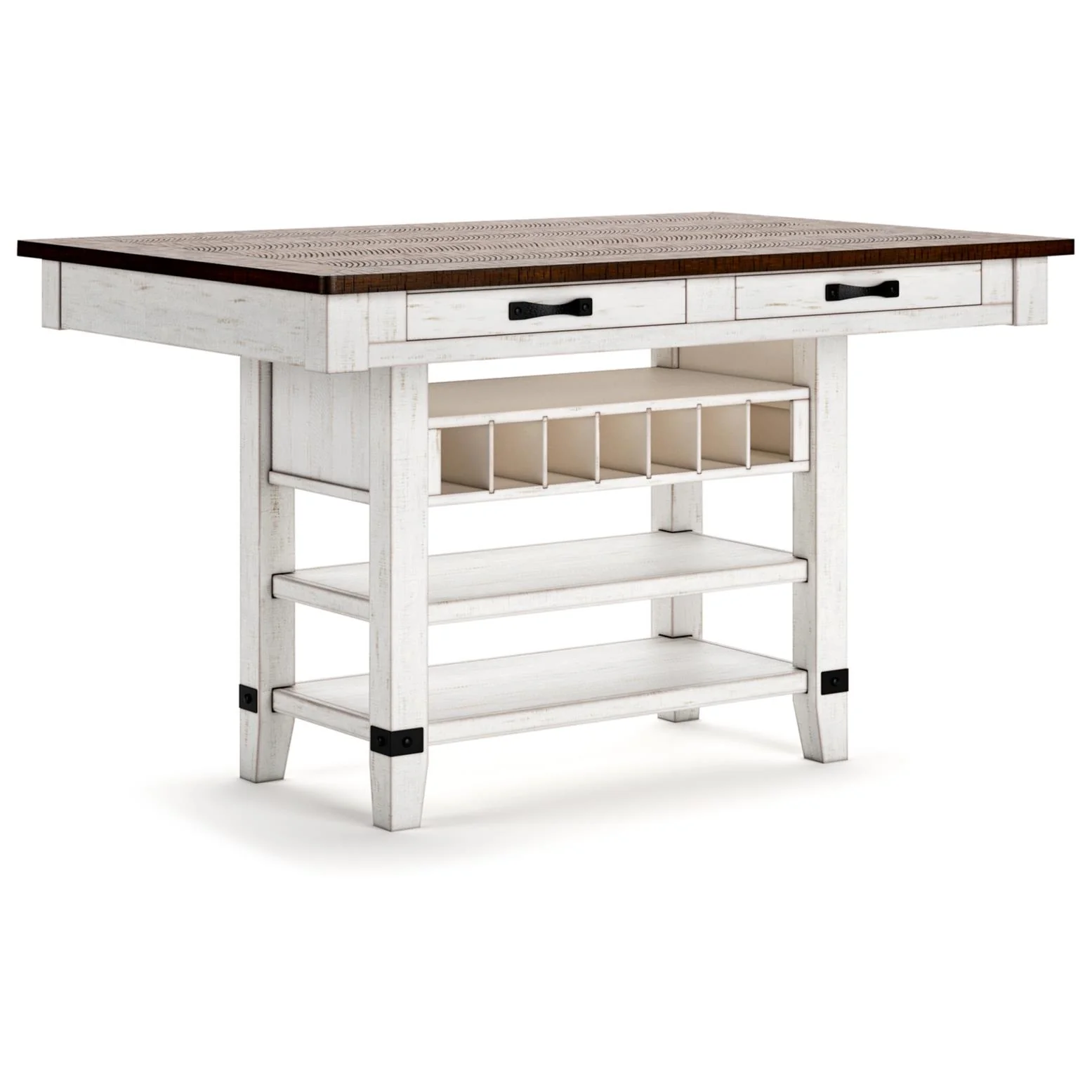 Signature Design by Ashley Valebeck D546D23 5 pc Counter Height Dining Set - Image 3