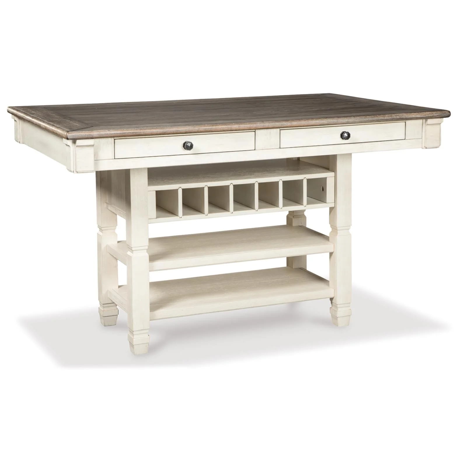 Signature Design by Ashley Bolanburg D647D37 5 pc Counter Height Dining Set - Image 2