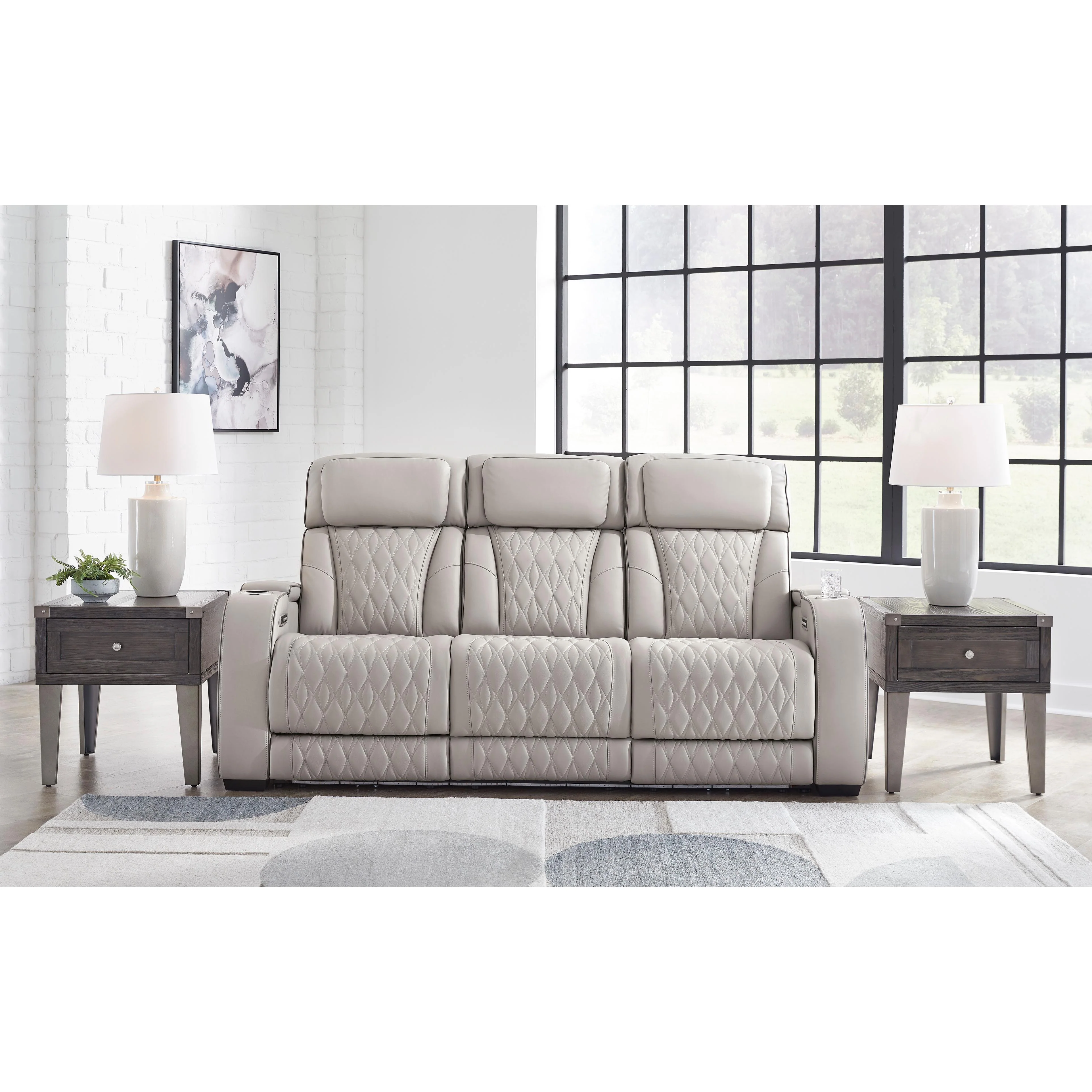 Signature Design by Ashley Boyington U27105U1 2 pc Power Reclining Living Room Set - Image 3