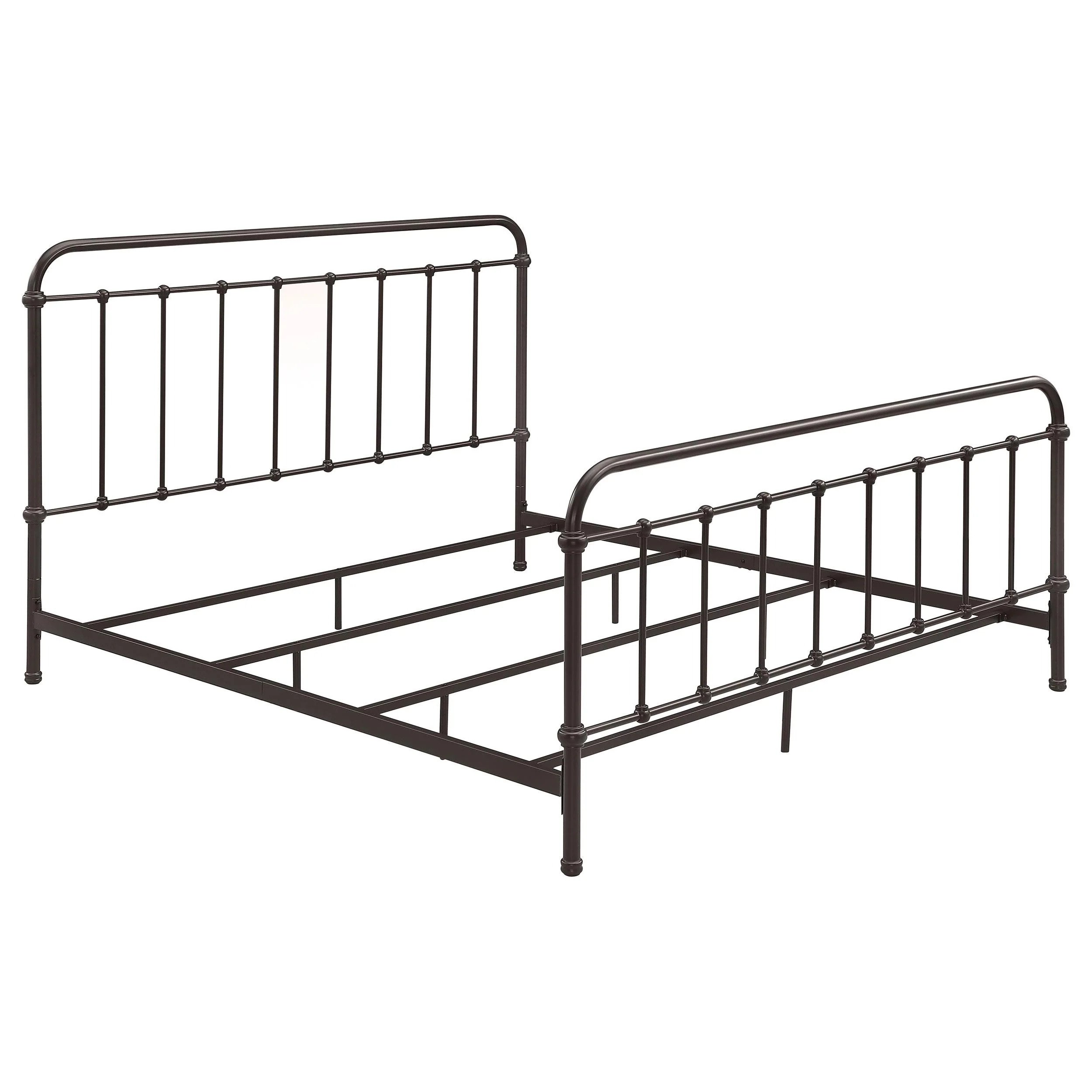 Coaster Furniture Livingston 300399KE Metal Eastern King Open Frame Bed - Dark Bronze - Image 1
