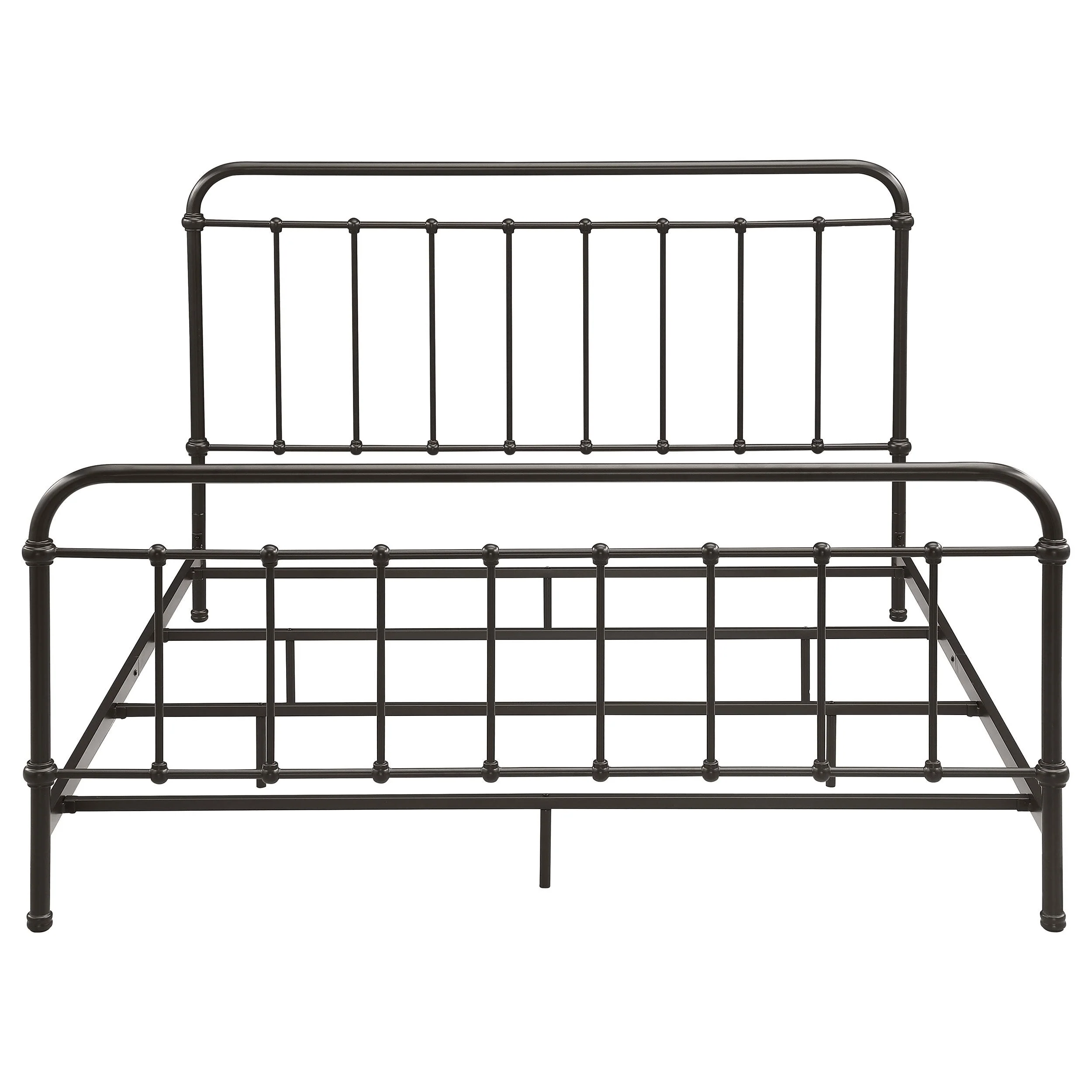 Coaster Furniture Livingston 300399KE Metal Eastern King Open Frame Bed - Dark Bronze - Image 2
