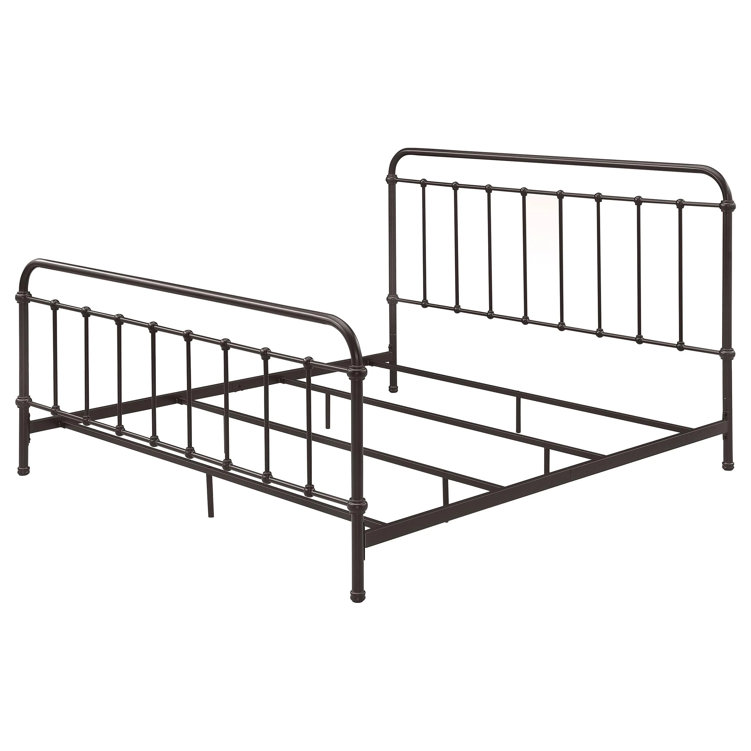 Coaster Furniture Livingston 300399KE Metal Eastern King Open Frame Bed - Dark Bronze - Image 3