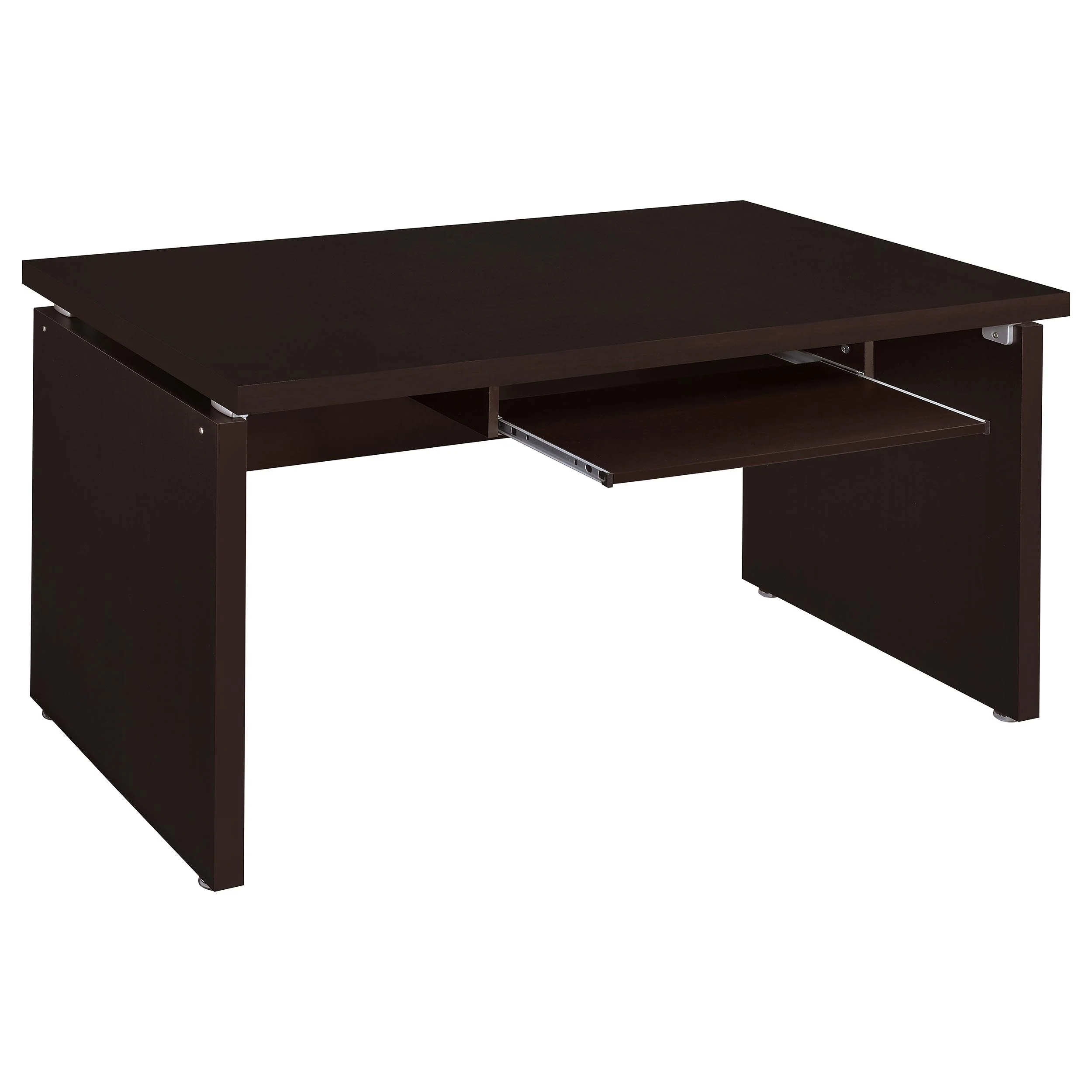 Coaster Furniture Skylar 800891 55-inch Computer Desk with Keyboard Drawer - Cappuccino - Image 2