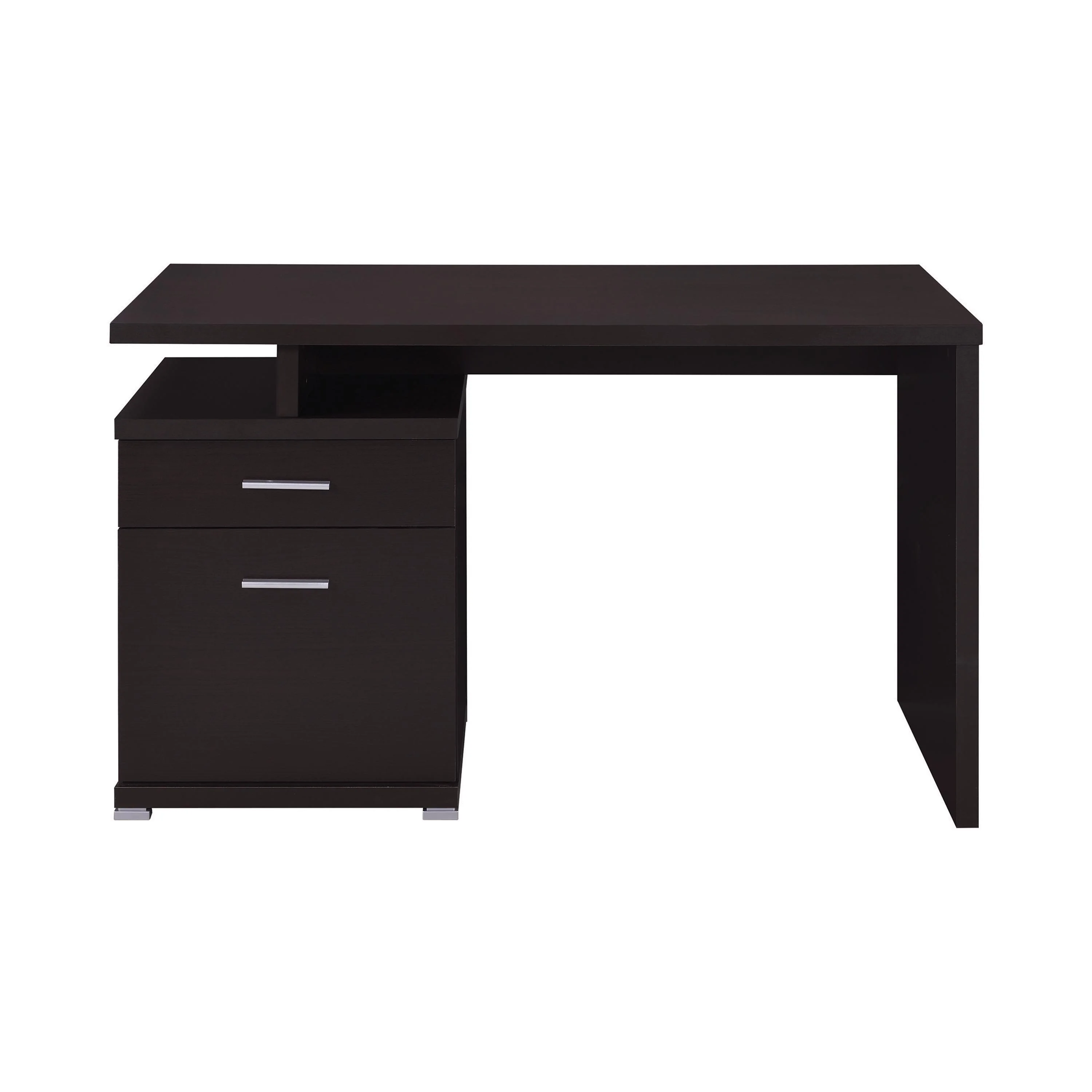 Coaster Furniture Irving 800109 47-inch 2-Drawer Office Computer Desk - Cappuccino - Image 3