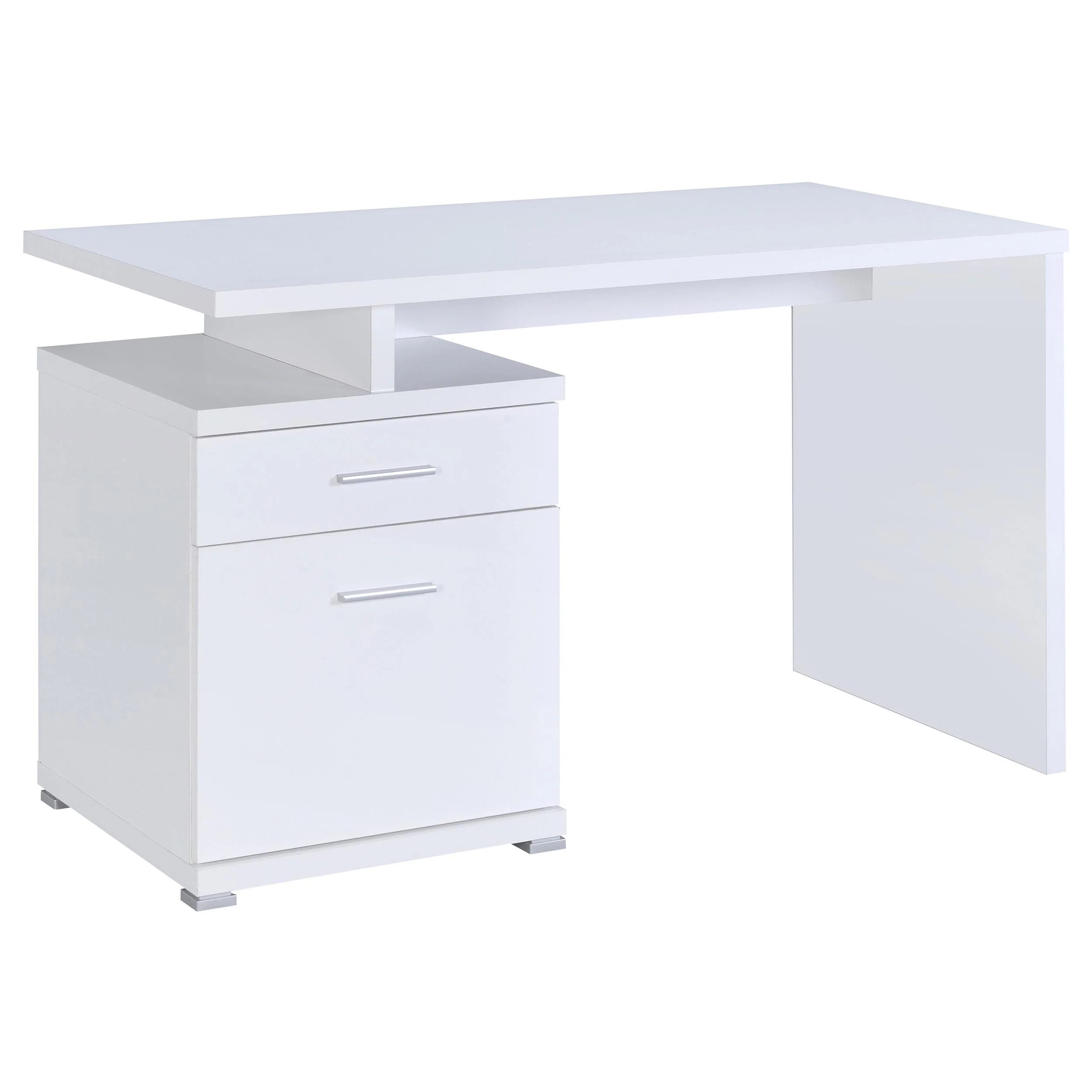 Coaster Furniture Irving 800110 47-inch 2-Drawer Office Computer Desk – White