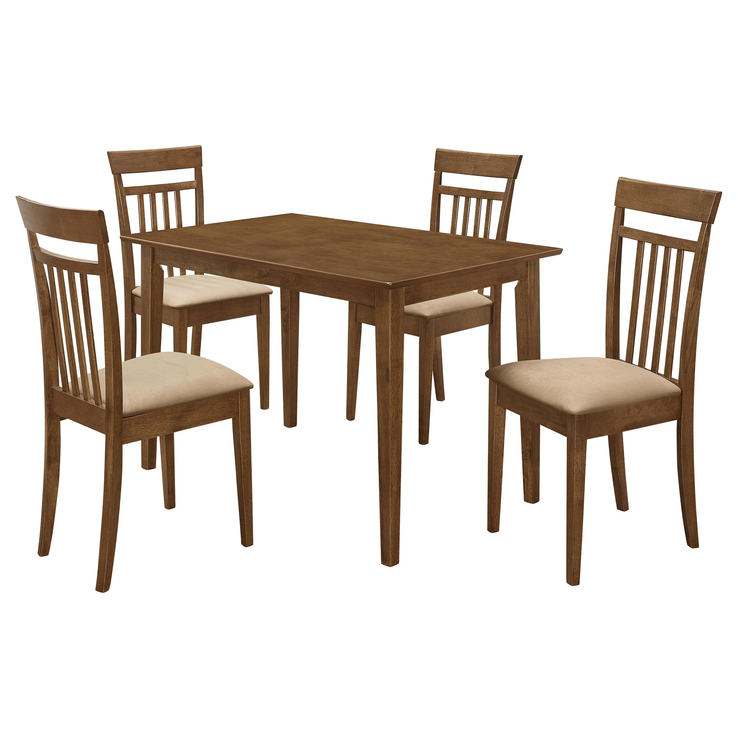 Coaster Furniture Robles 150430 5-piece Rectangular Dining Table Set – Chestnut