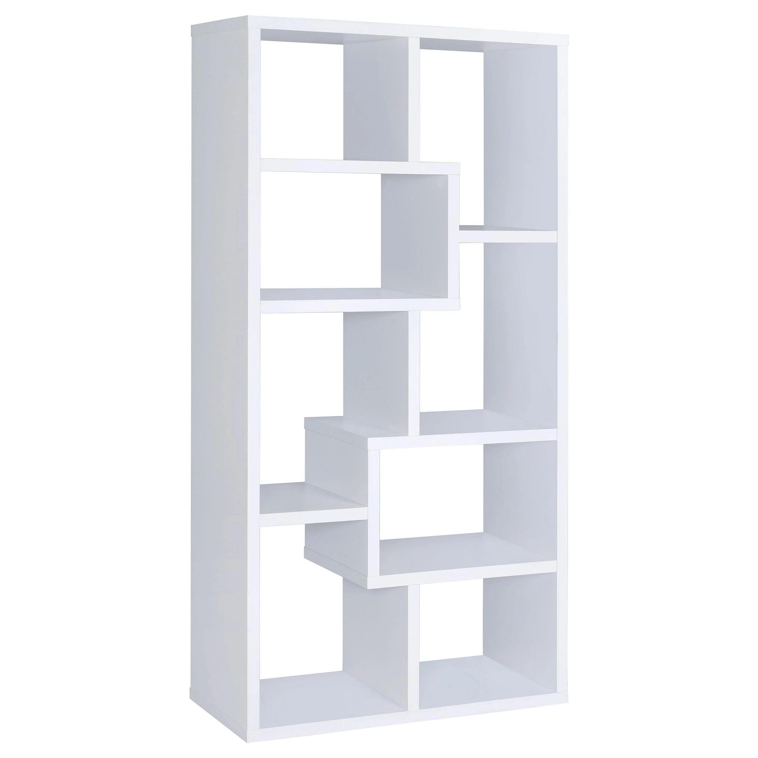 Coaster Furniture Theo 800136 71-inch 7-shelf Bookshelf - White - Image 1
